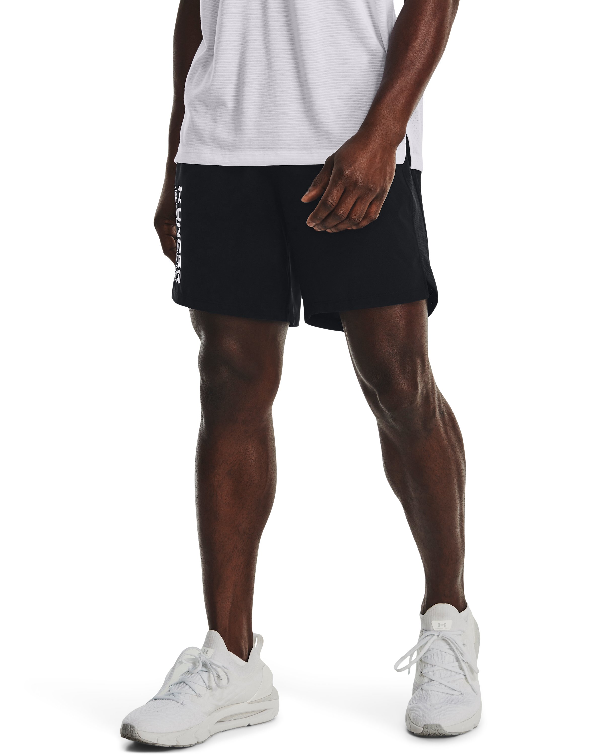 Men's UA Launch SW 7'' Wordmark Shorts 2
