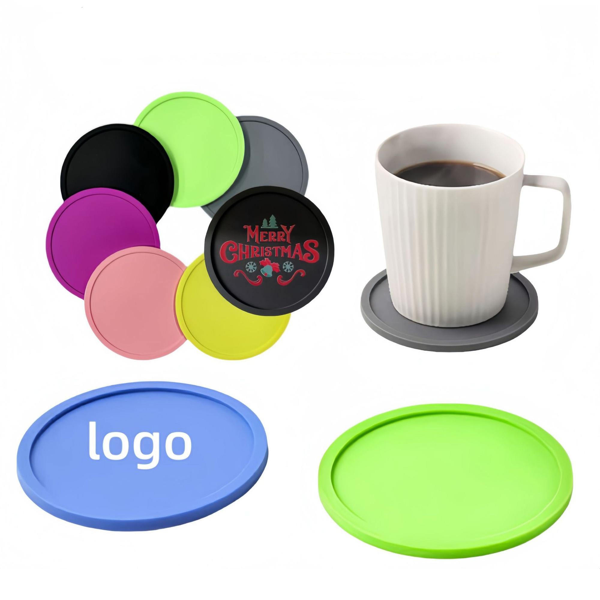 Home-Use Anti-Slip And Heat-Insulating Round Coaster 2