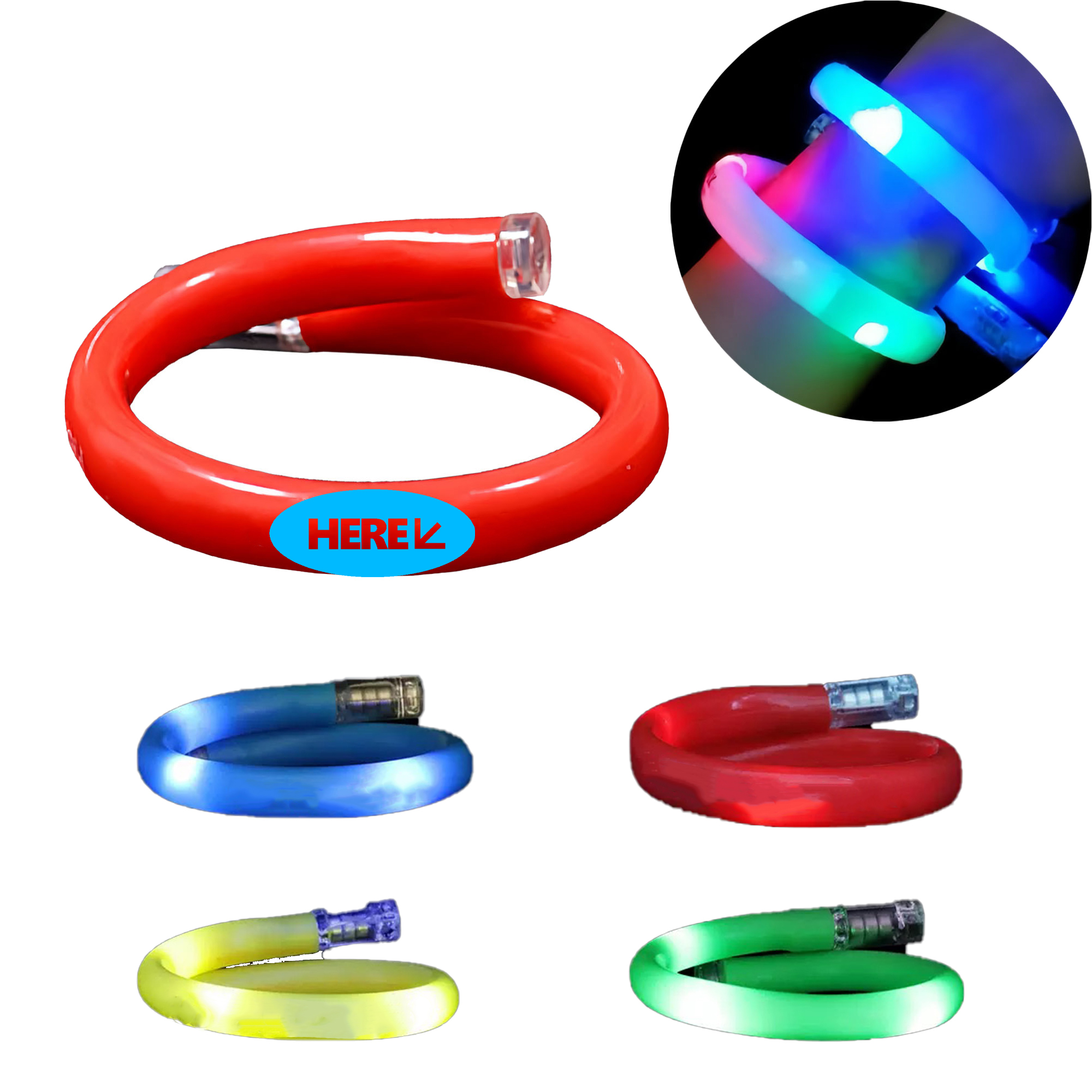 LED Light-Up TPU Safety Wristband 4