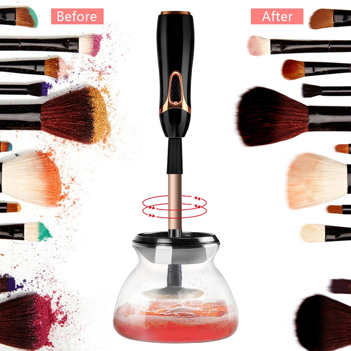 Luxury Fully Automatic Electric Makeup Brush Cleaner 9