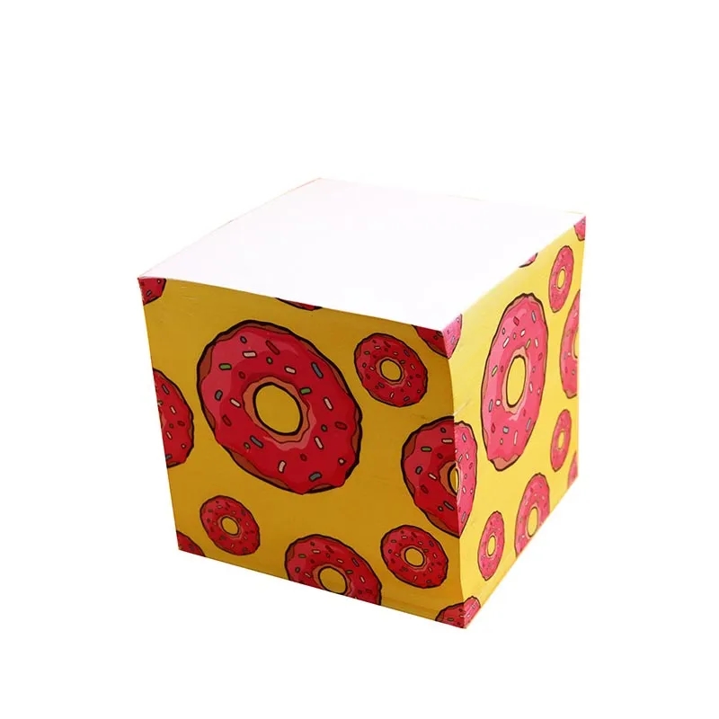 3" x 3" Adhesive Sticky Notepad Cube 500 Sheets 2