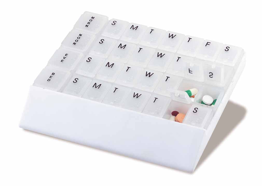 Four Weeks and Today Medicine Tray Organizer 6