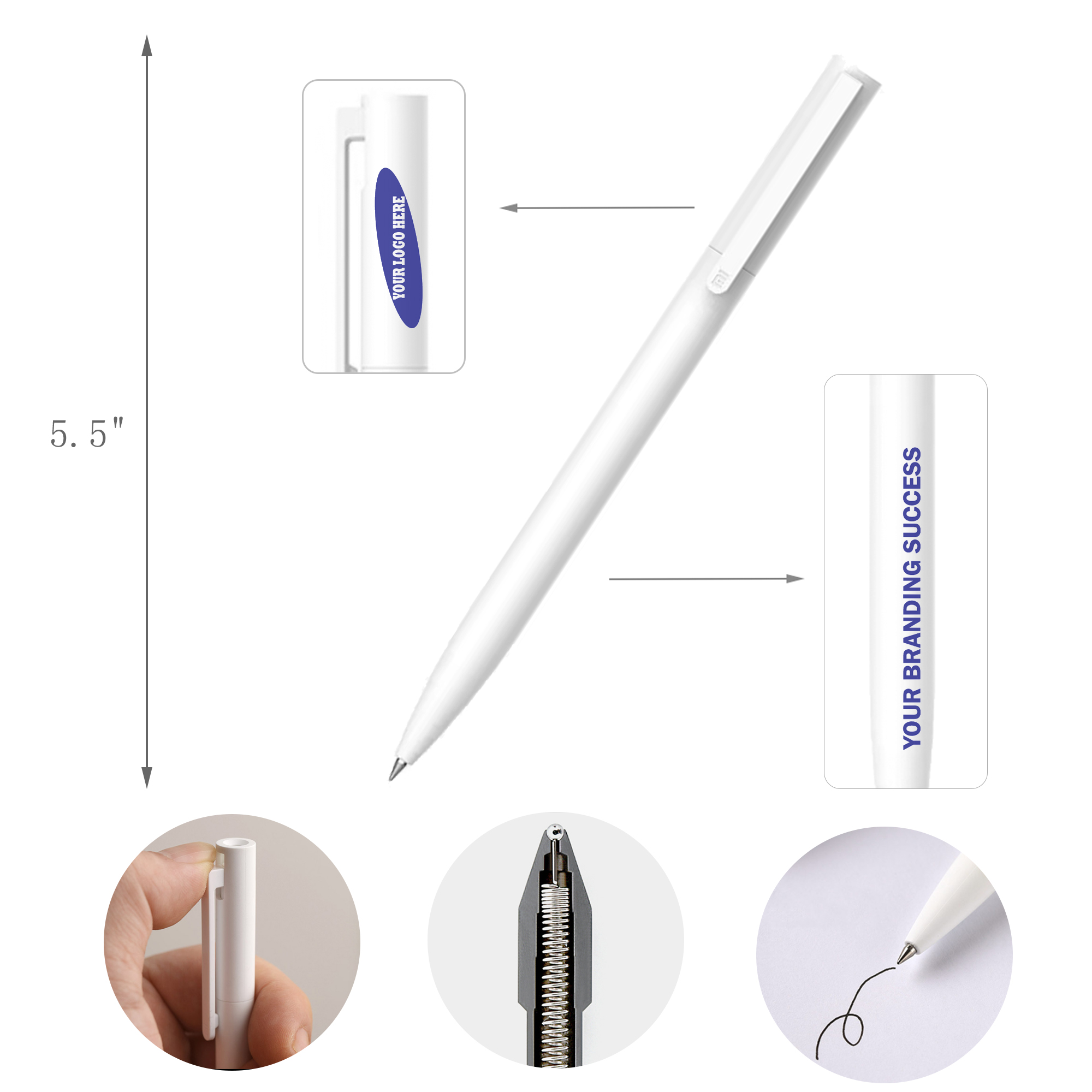 Continuous Ink Refillable Gel Ballpoint Pen 4