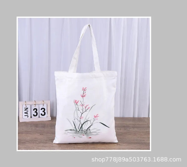 Canvas Bag With Zipper, custom tote bag with logo imprint 7