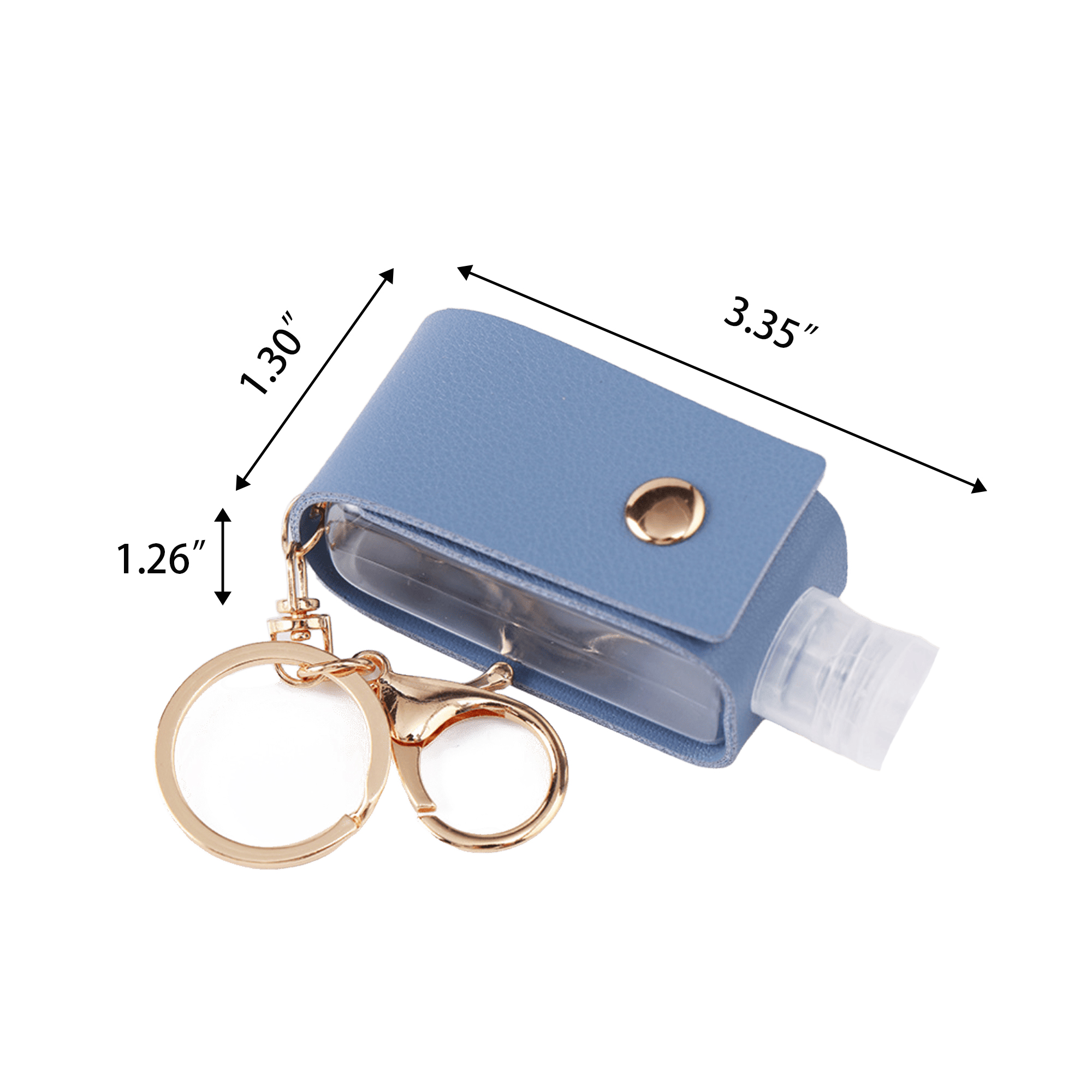 Hand Sanitizer Holder Perfume Travel  Bottle Keychain 1
