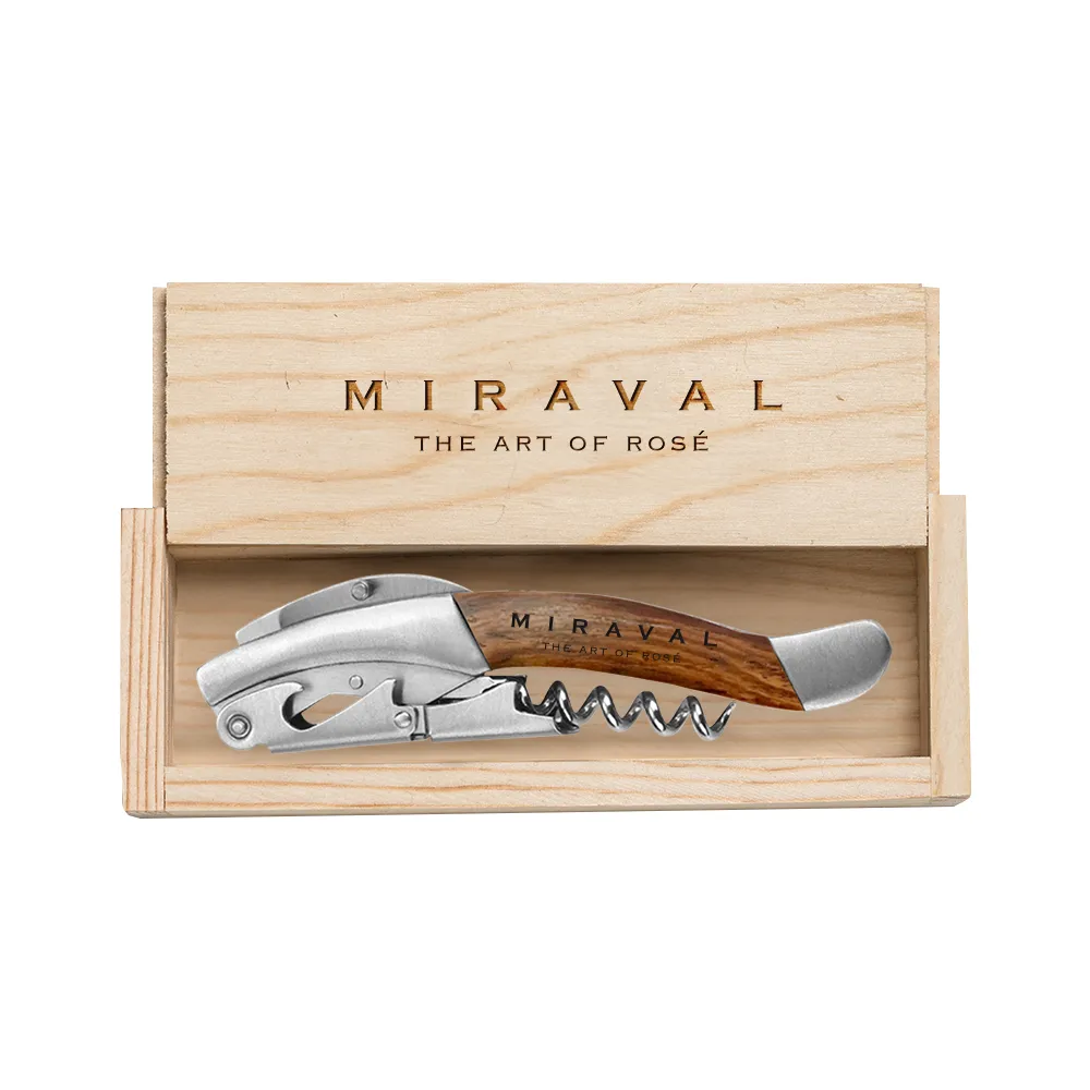 Executive Heavyweight Wooden Waiters Corkscrew with Gift Box 12