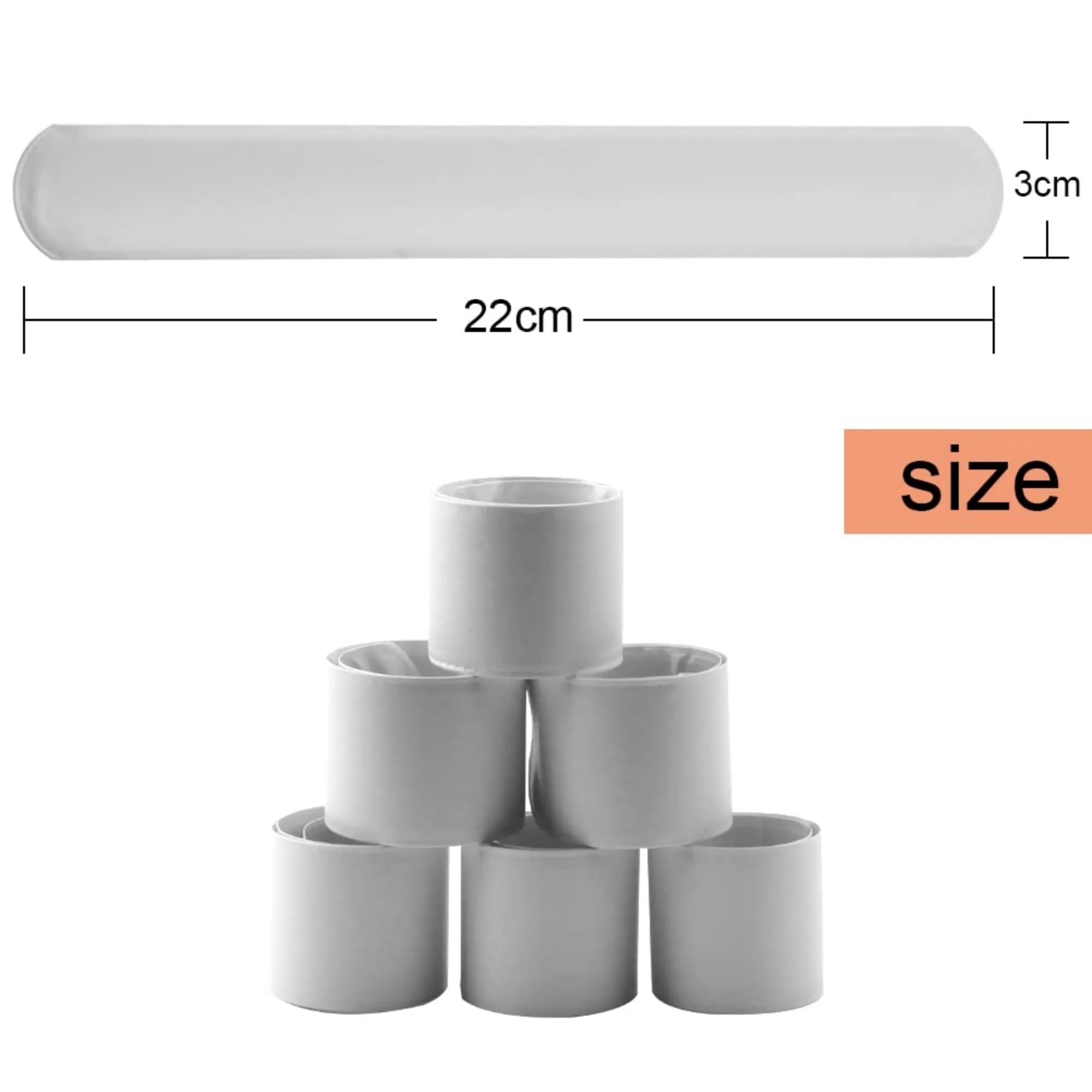 Custom Logo Silicone Slap Bracelet Party Favors Toy 5