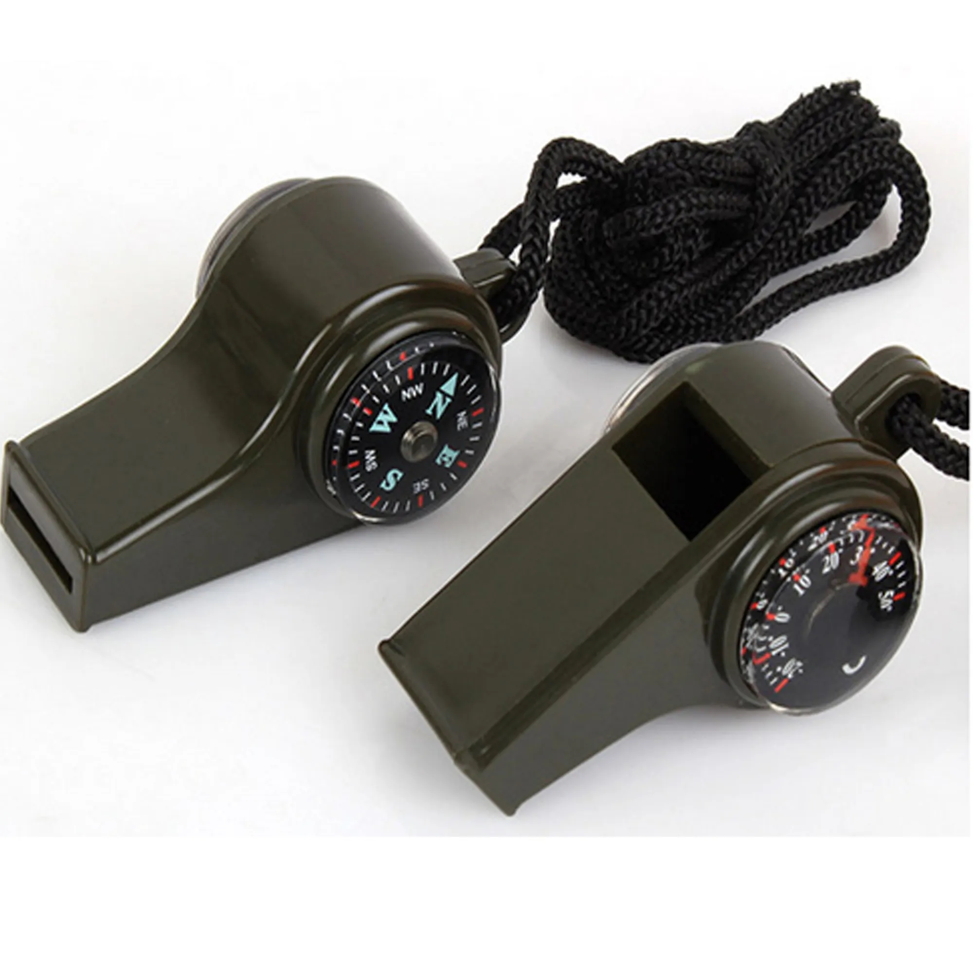 3-in-1 Survival Whistle Compass Thermometer MOQ100pcs 4
