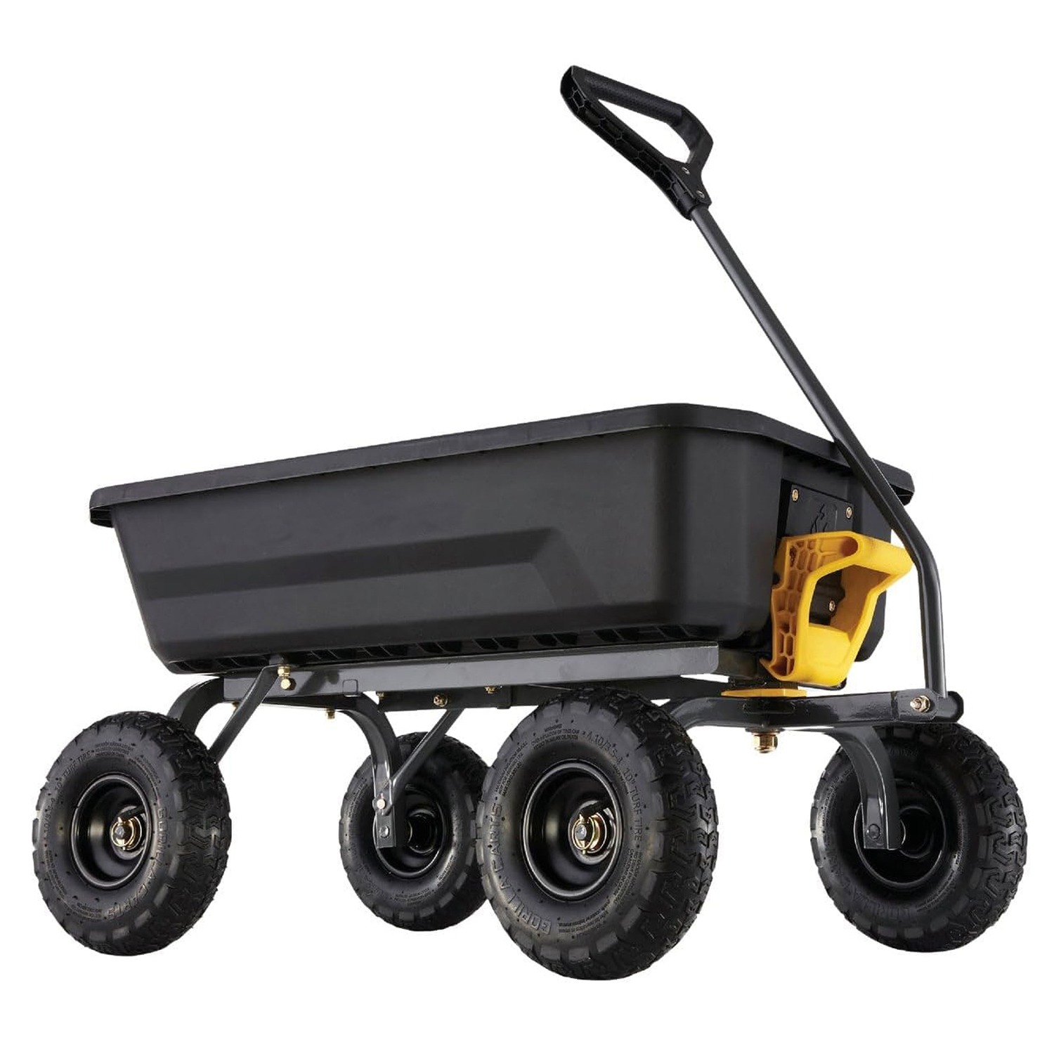 Heavy-Duty Polyethylene Dump Truck w/ Non-Flat Tires 3