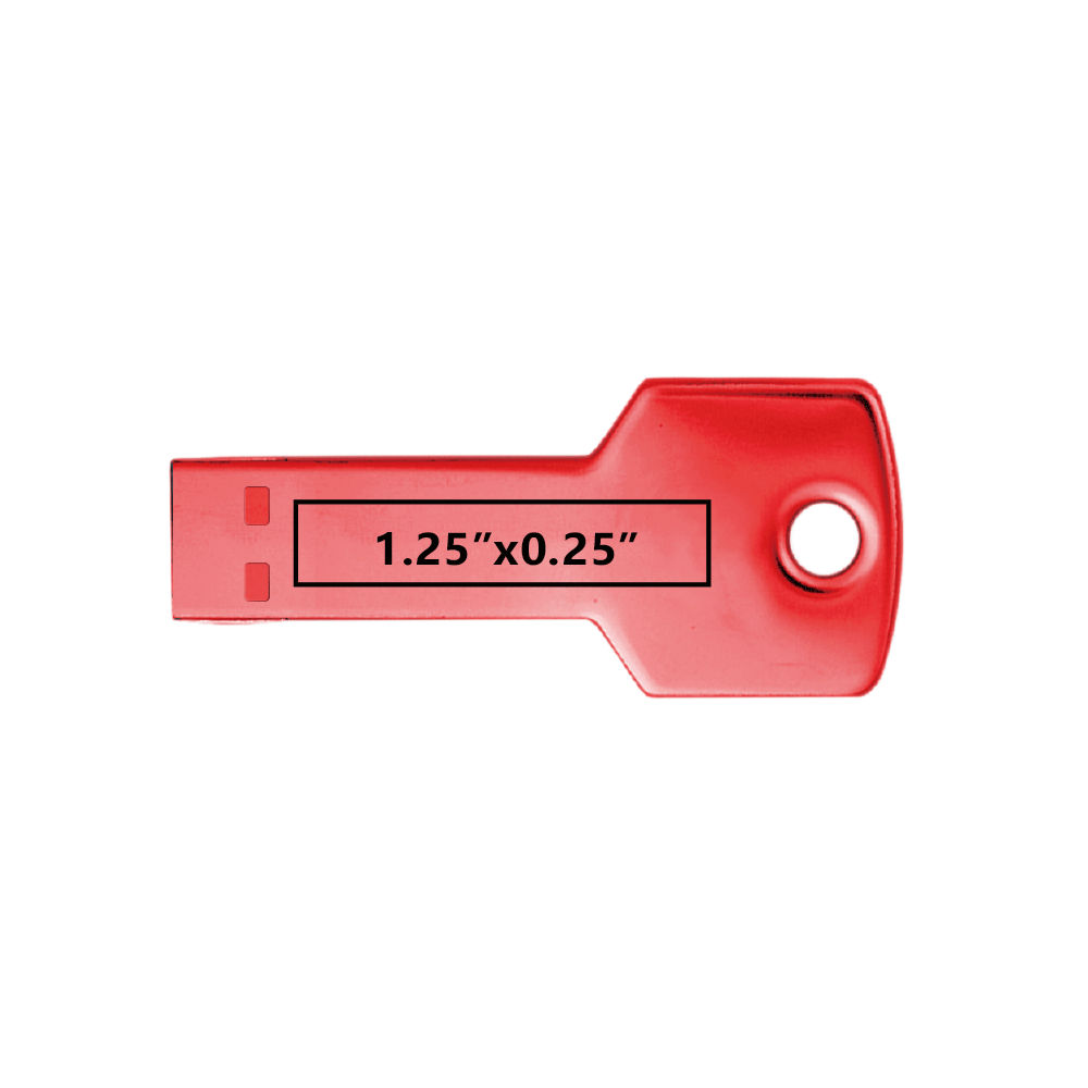 Berwyn Key Shape USB Flash Drive Simports