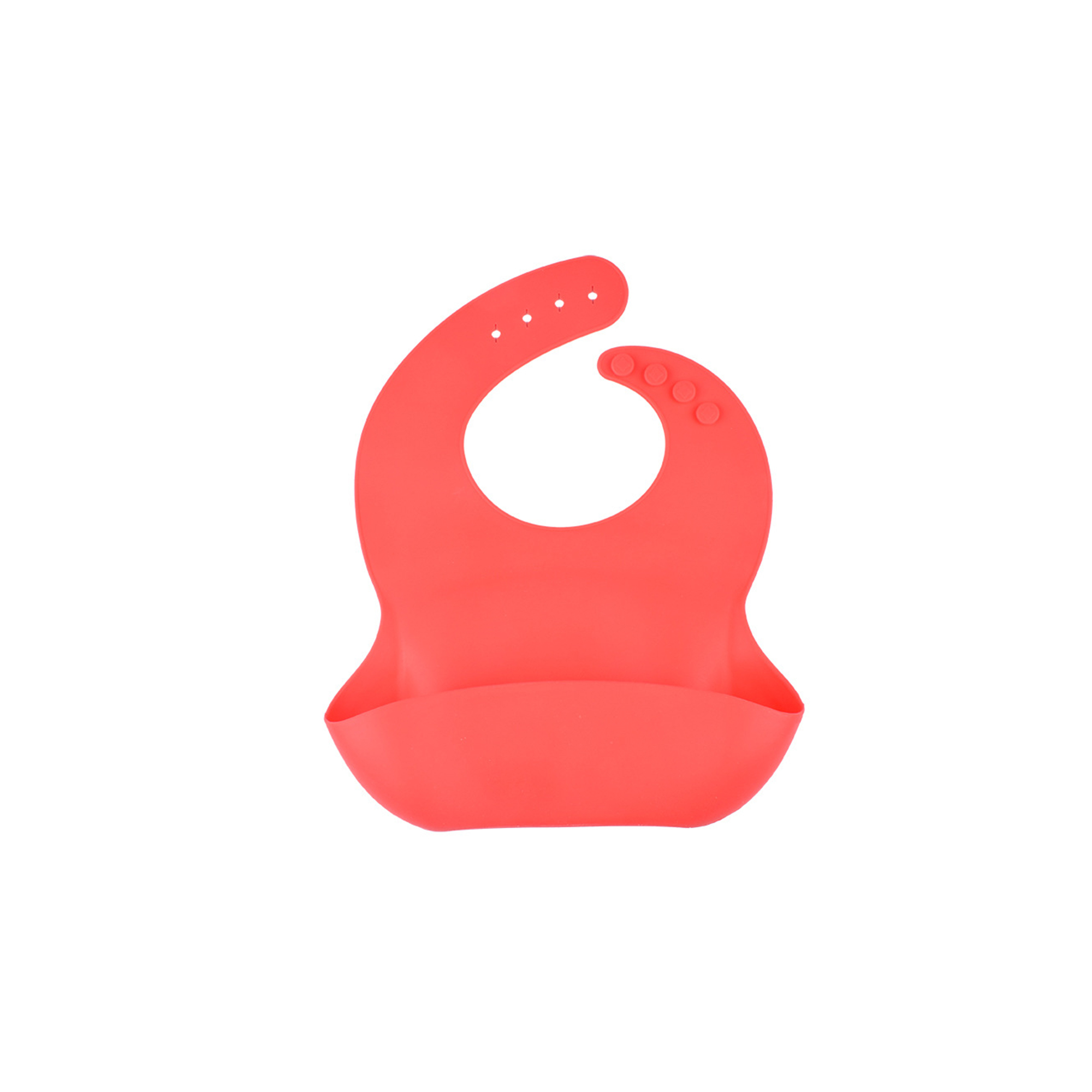 Soft Food Grade Silicone Baby Bib Adjustable 11