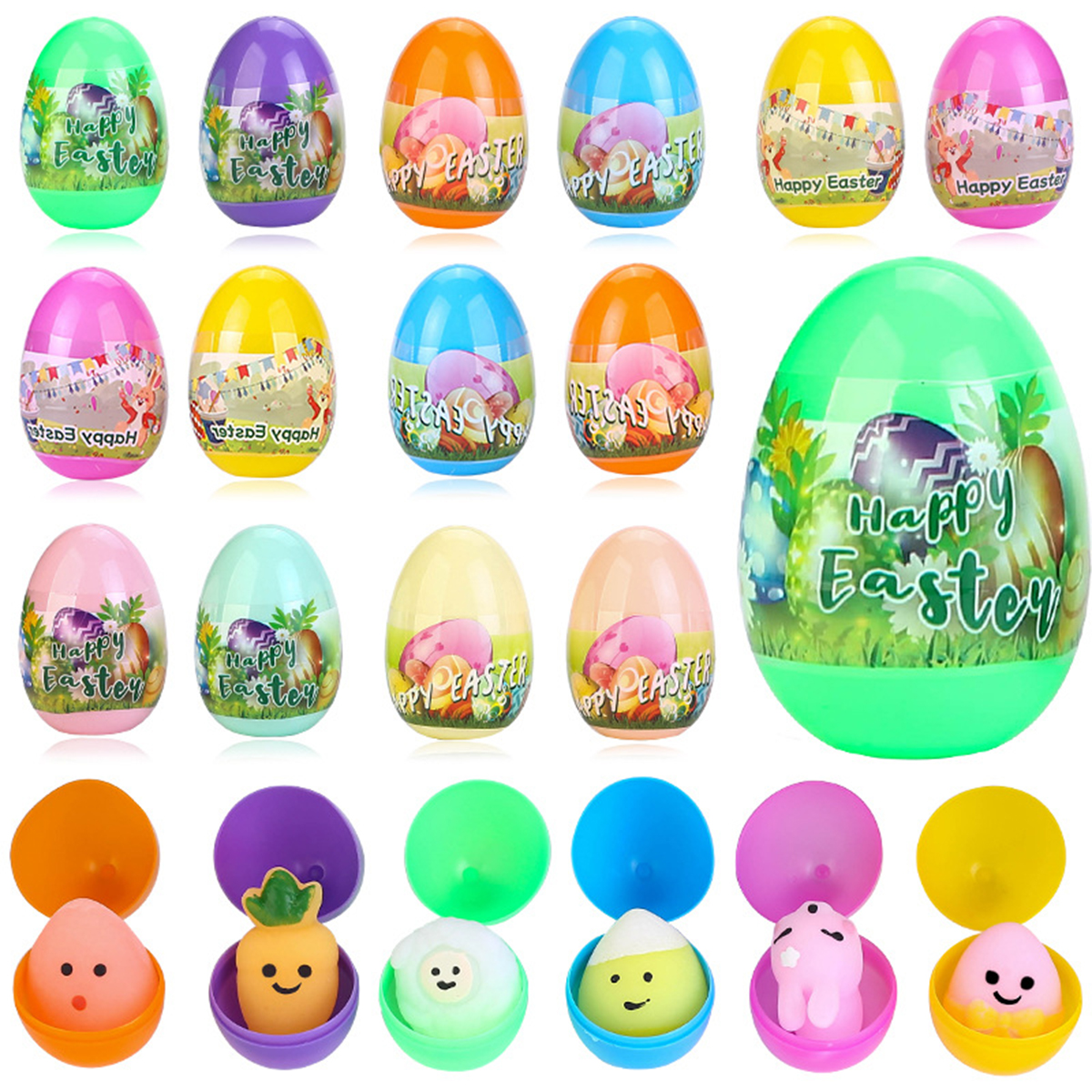 Easter Eggshell Eggs Plastic Opening Decoration 1