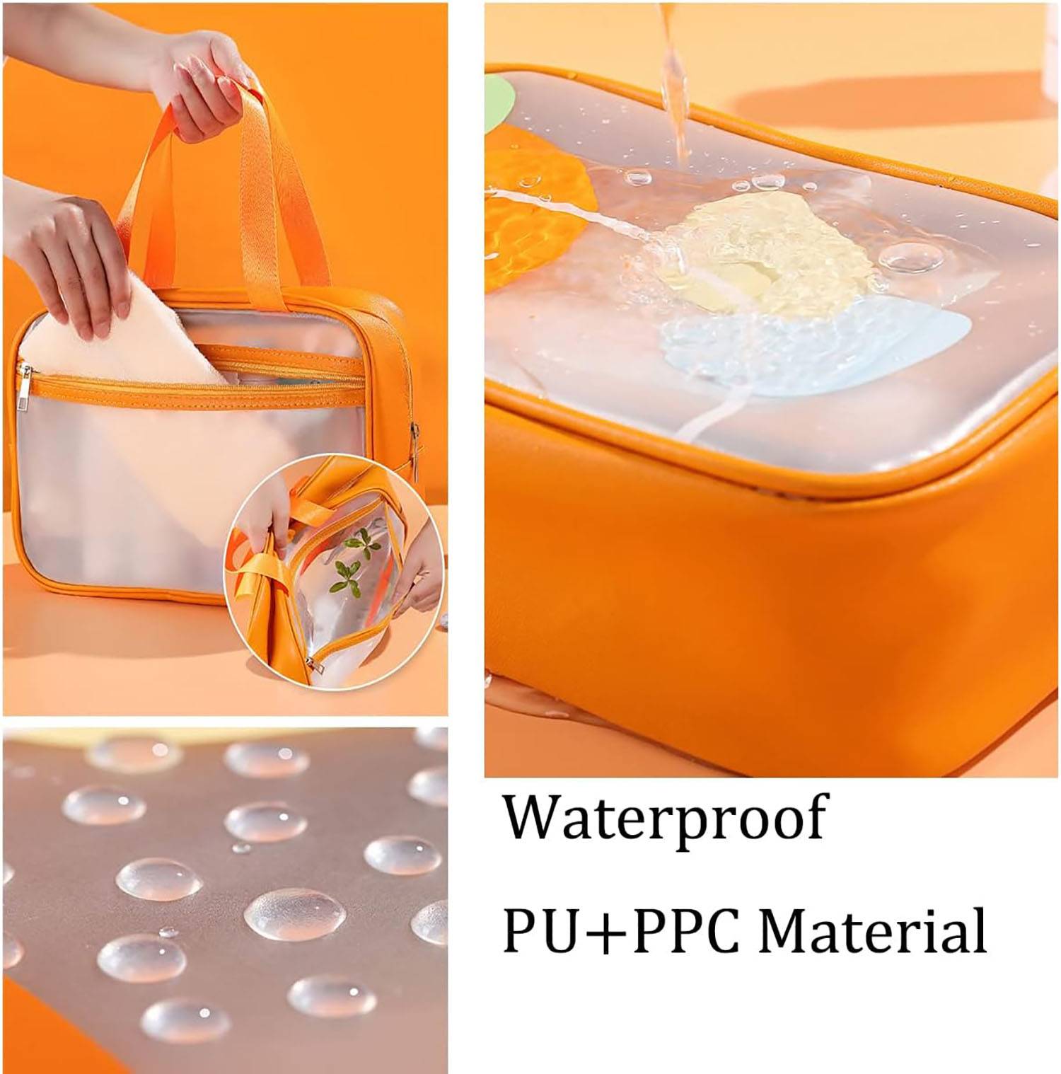 Cosmetics Wet Dry Separate Toiletry Bag with Shoes Storage 3