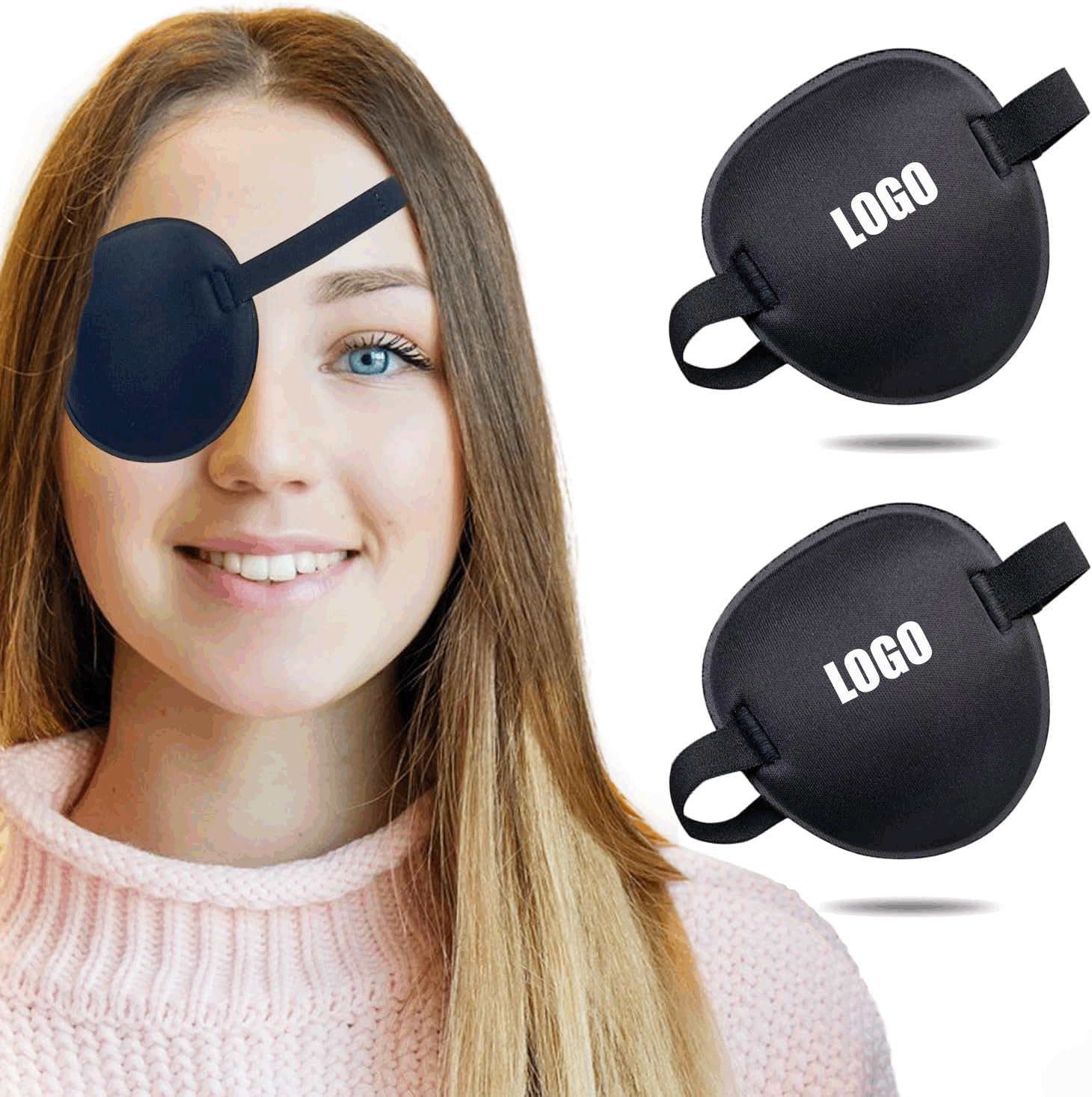 Adjustable Eye Patch / Eye Mask with Buckle/Pirate Eye Mask 1