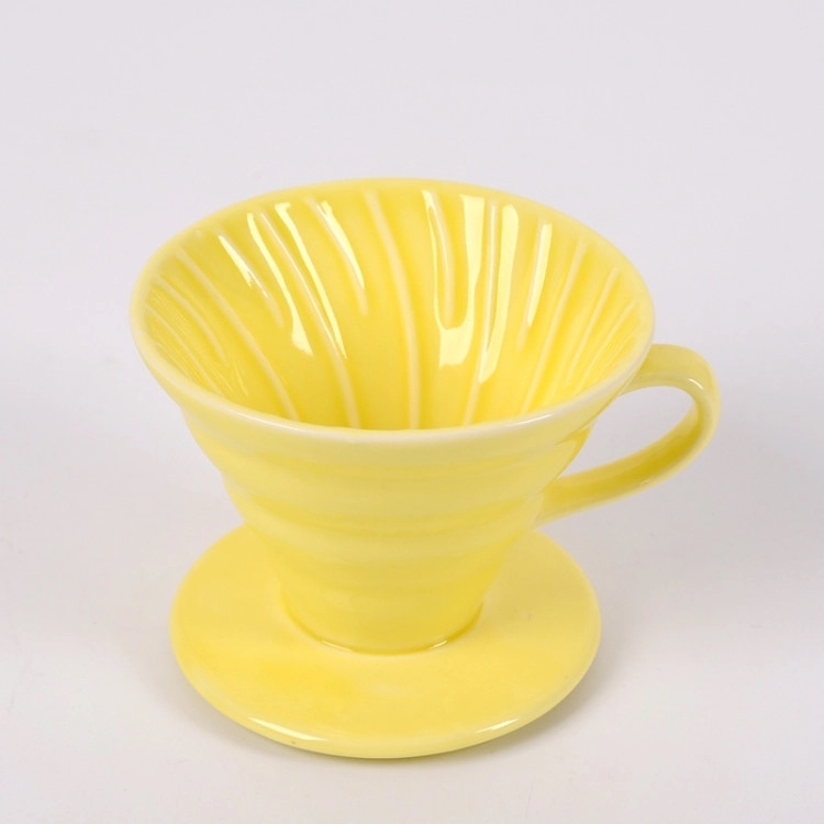 Custom Ceramic Over Coffee Brewing Filter Cone 2