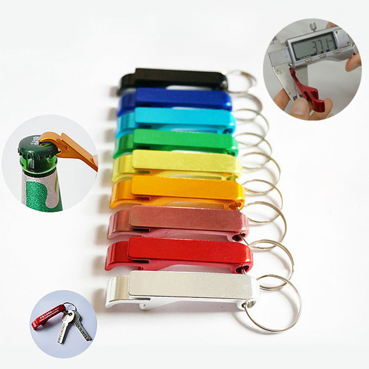Aluminum Bottle Opener with Keychain 2
