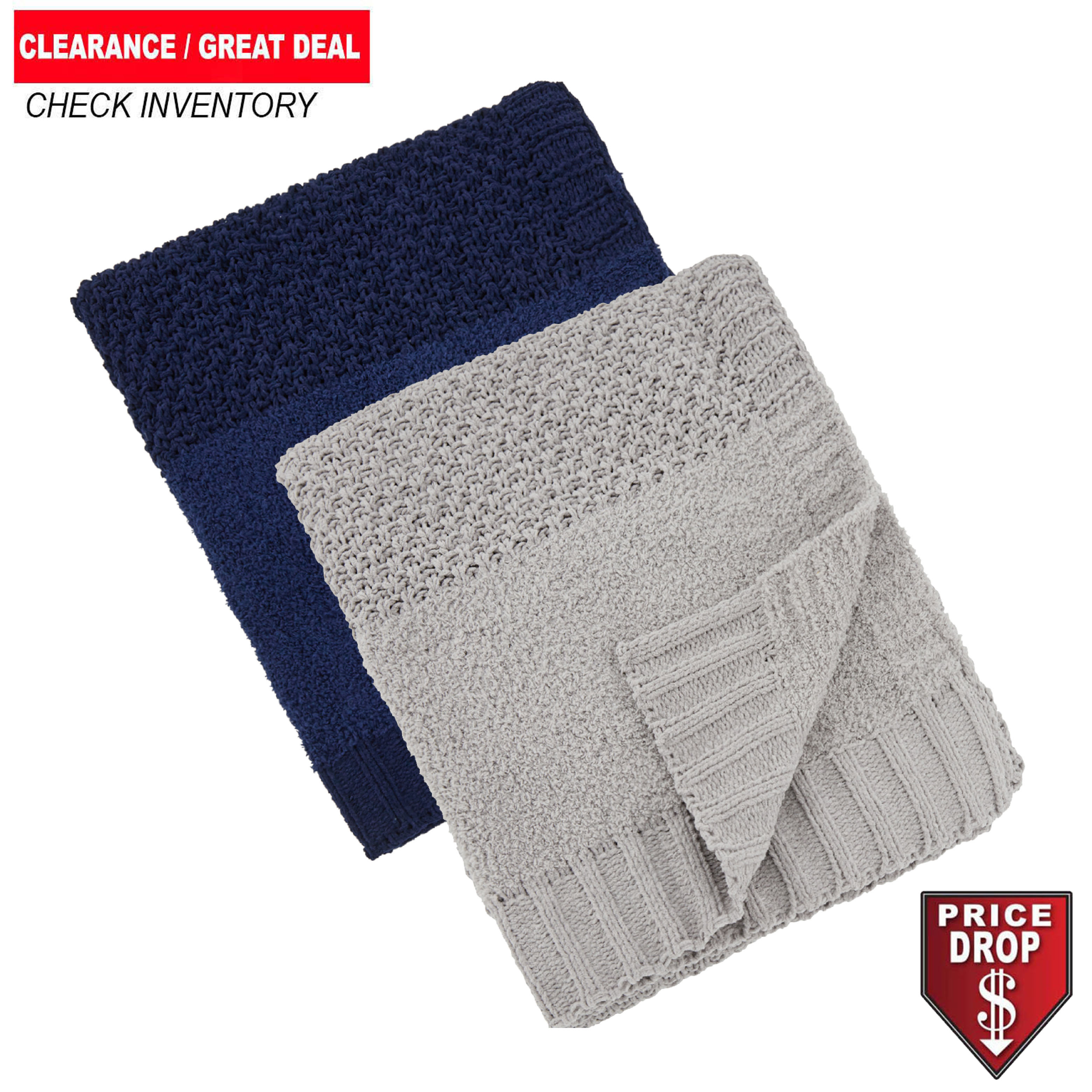 Crochet Knit Blanket, 50x60, Blank Only 5