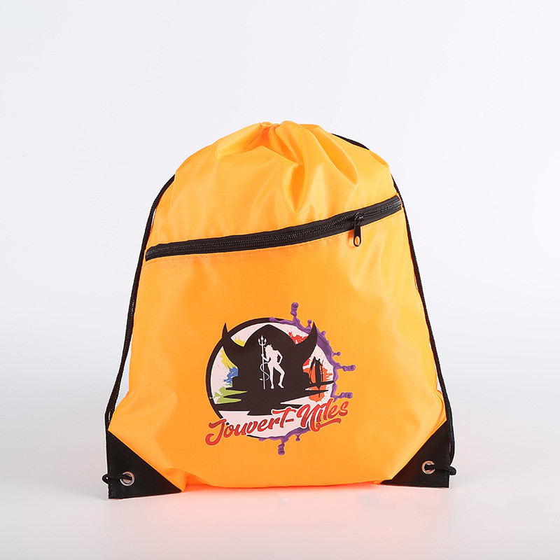 Drawstring Bag with Zipper 4