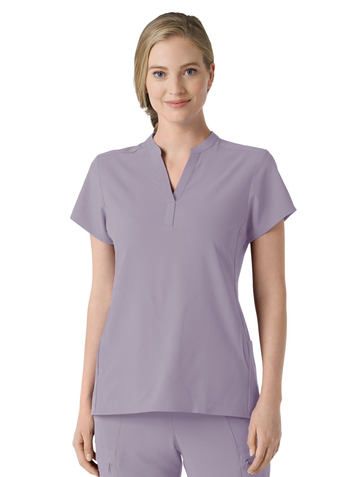 Wink - Renew - Women's Four-Pocket Mandarin Collar Top 47