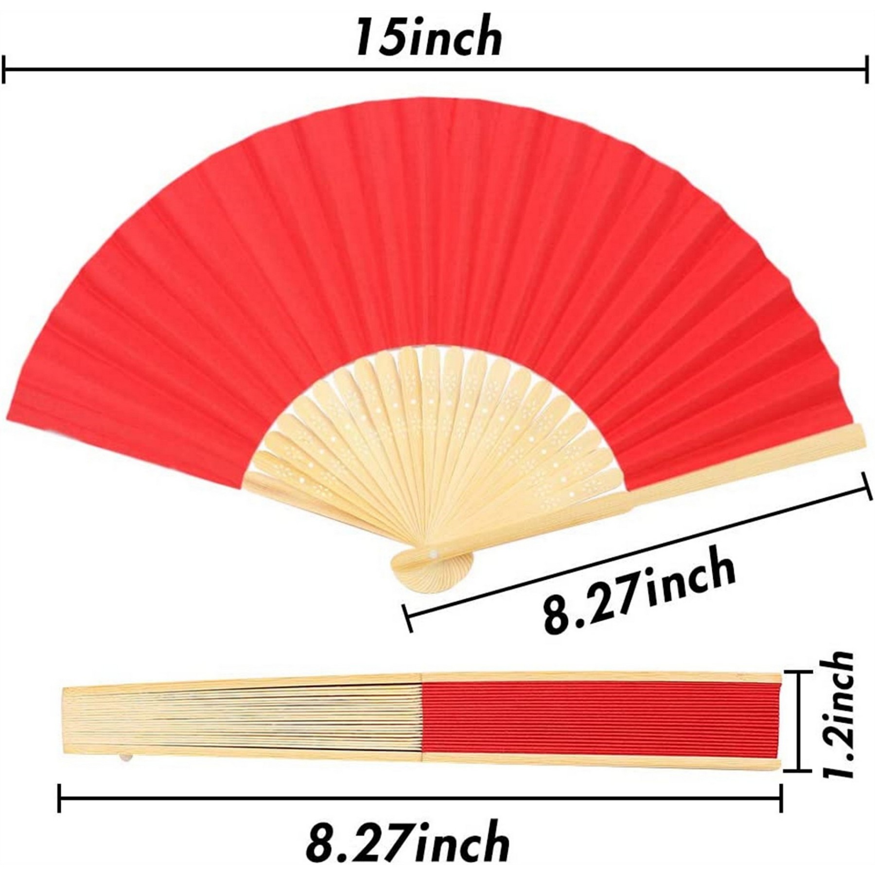DIY Colorful Foldable Paper Fan 6