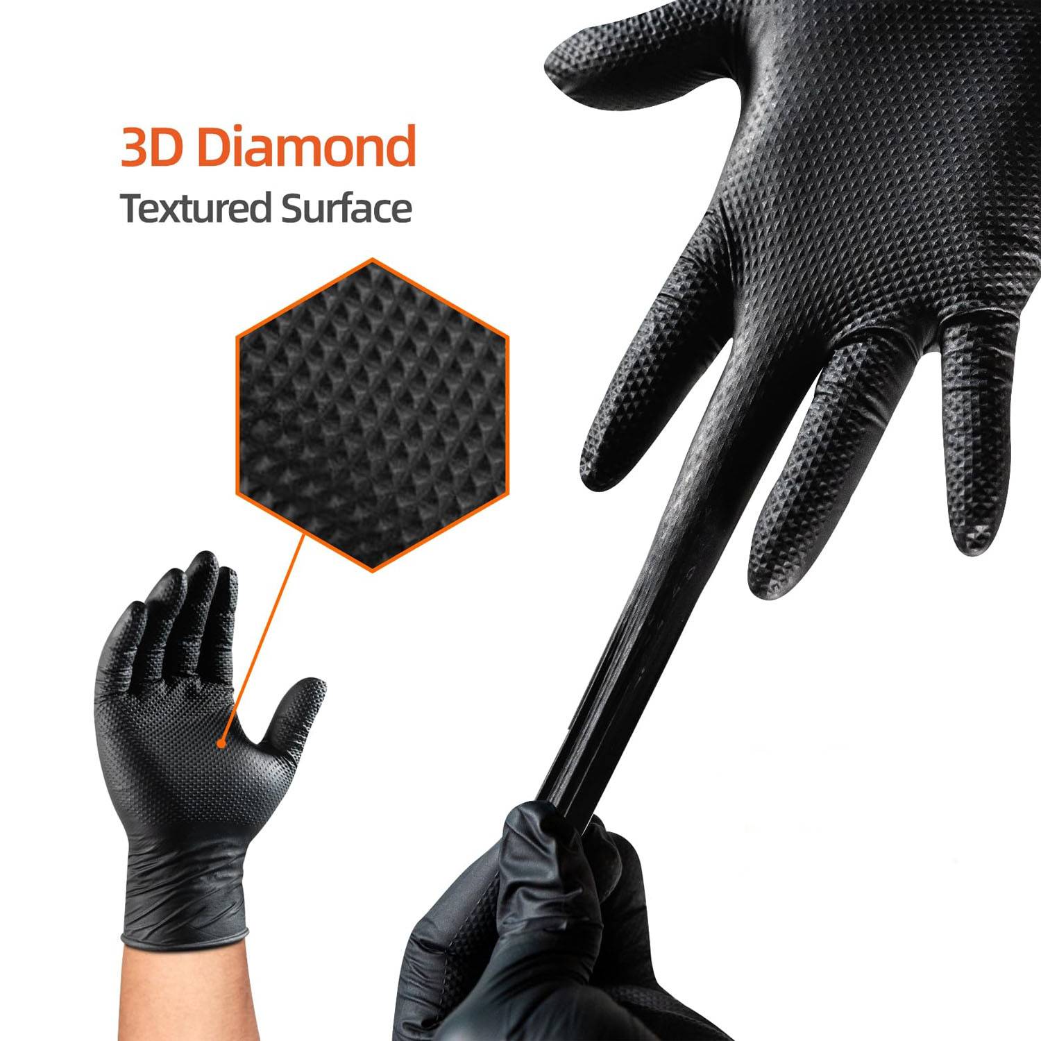100PCS Disposable Nitrile Gloves for Mechanic Work 3