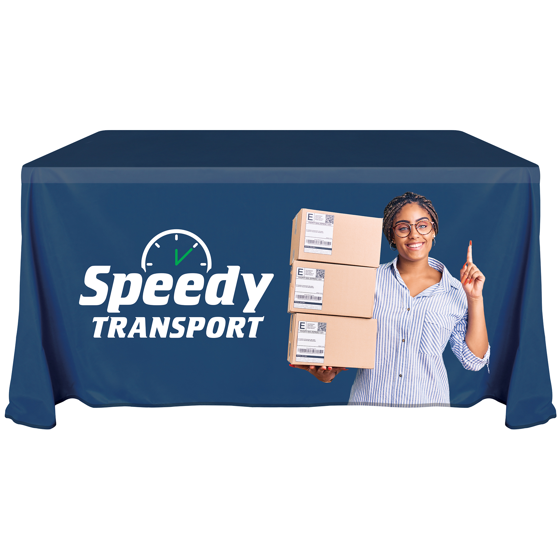 4' Recycled KP Throw Style Table Cover 2
