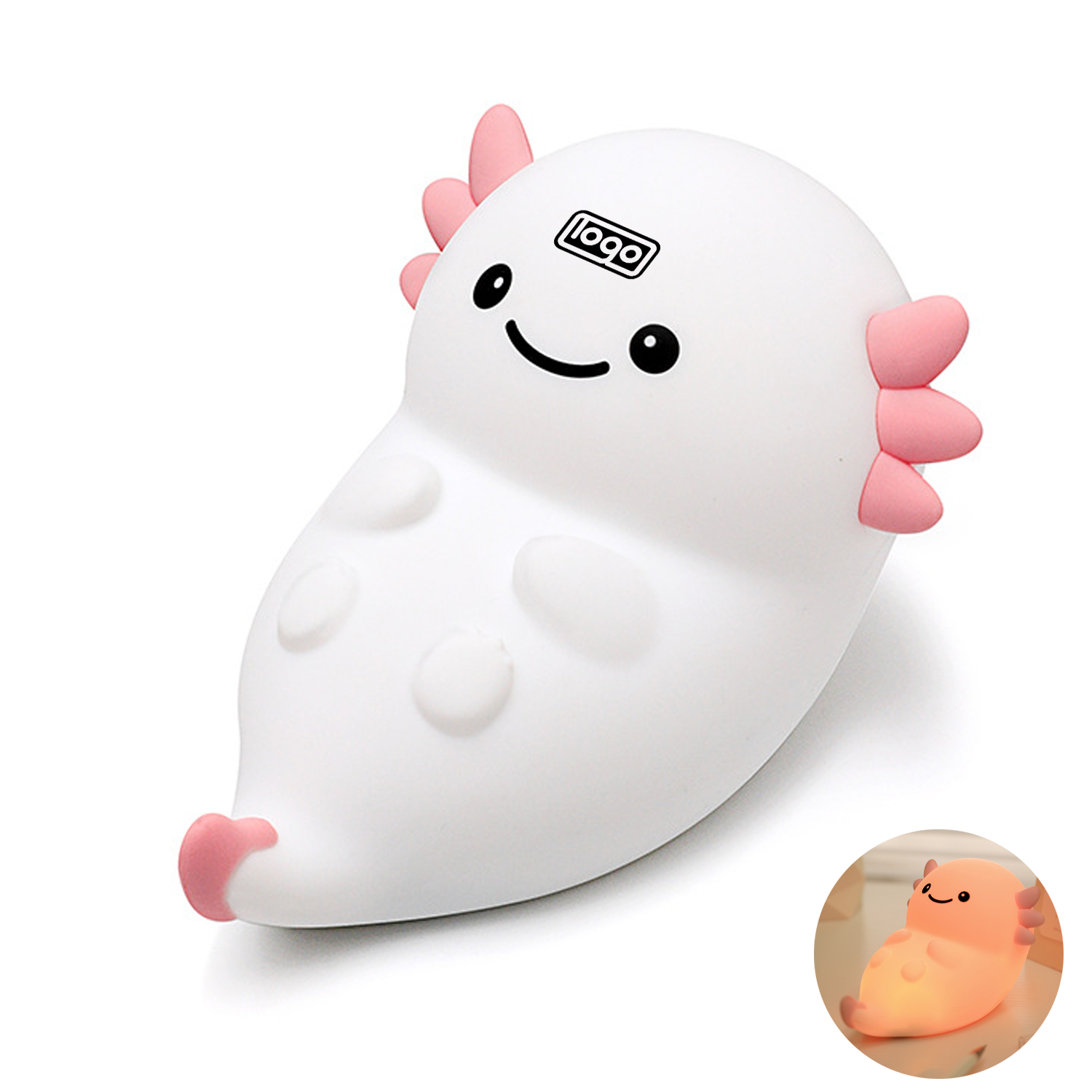 Portable Soft Kawaii silicone Newt Night Light 4
