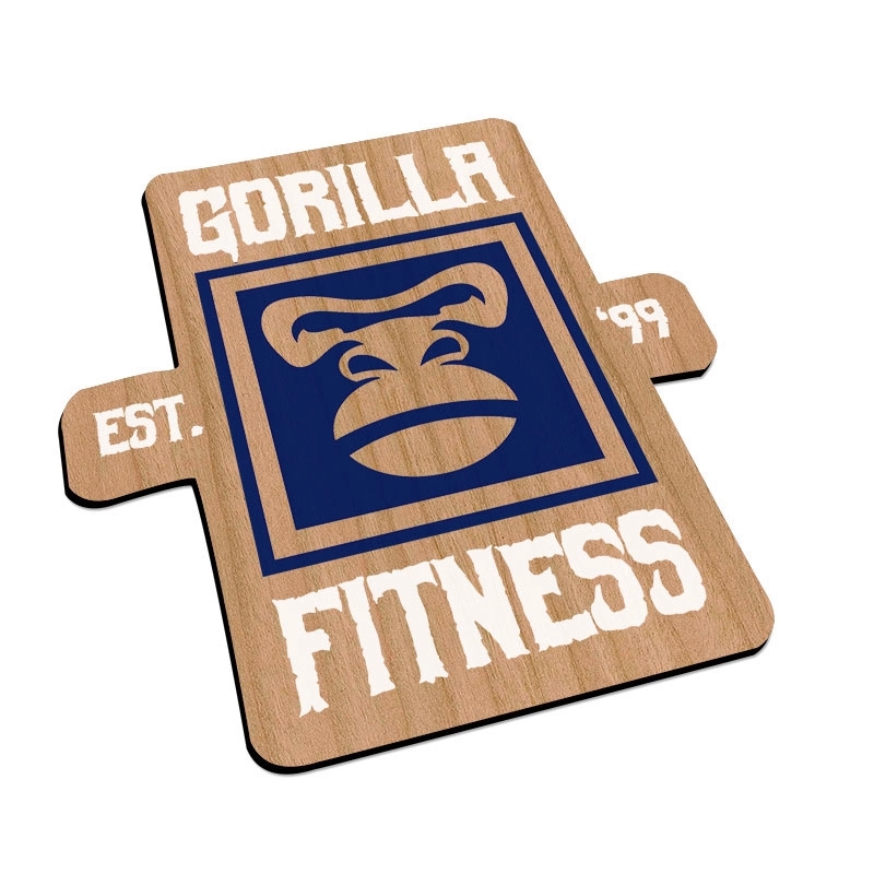 Laser Etched Maple Flexible Wood Magnets 5