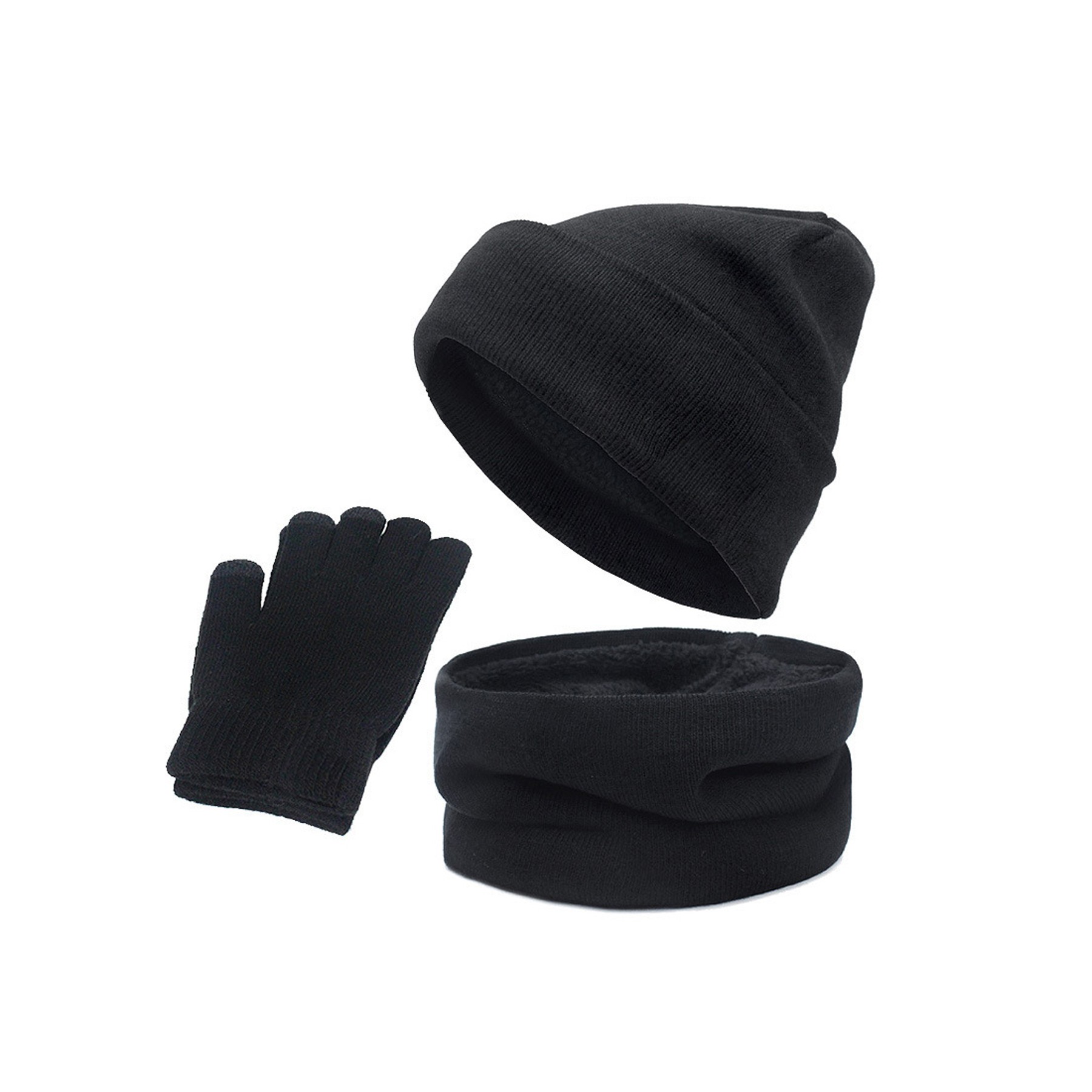 3Pcs Touchscreen Gloves Winter Set 6