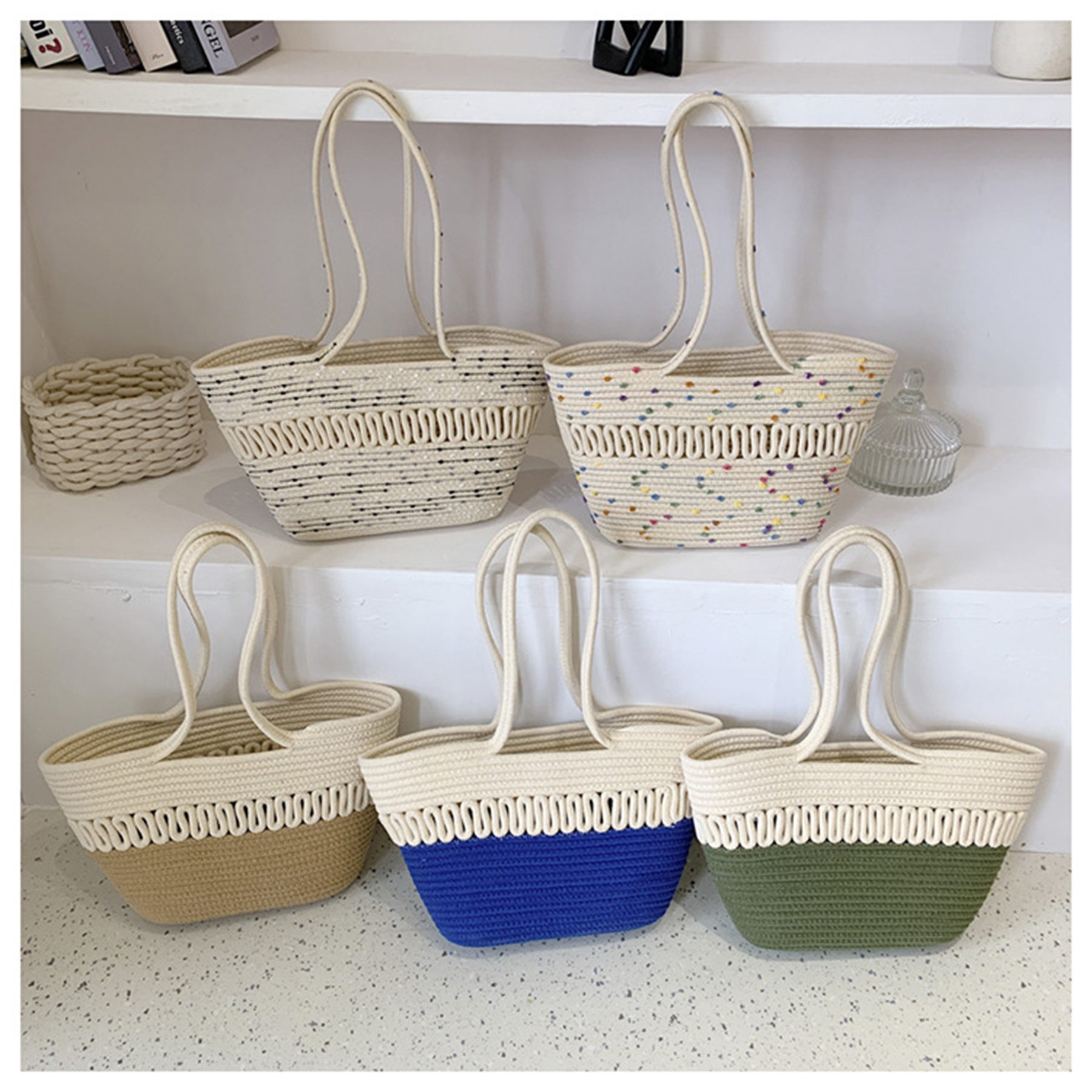 Beach Woven Tote Bag 3