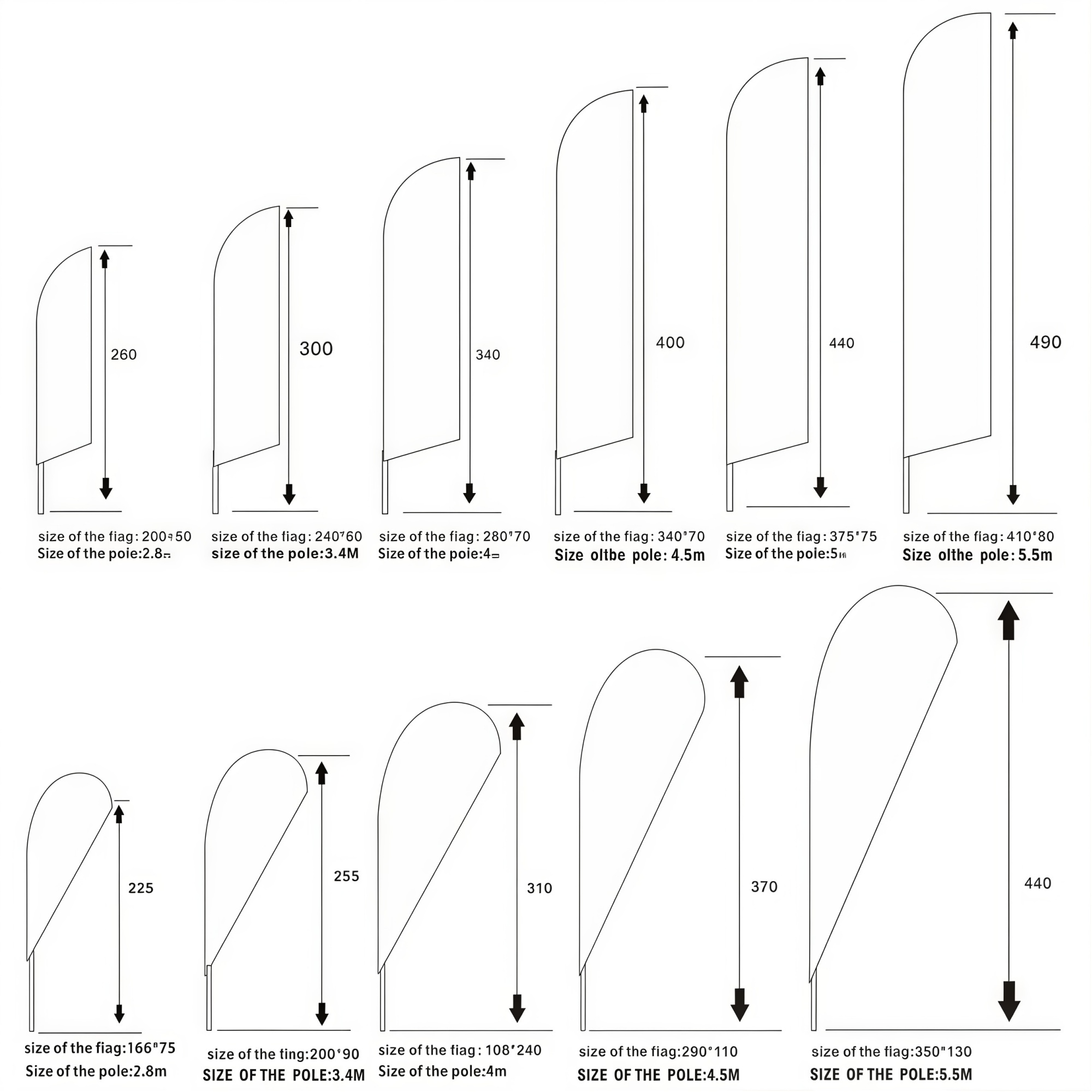 Custom Teardrop Flags 3