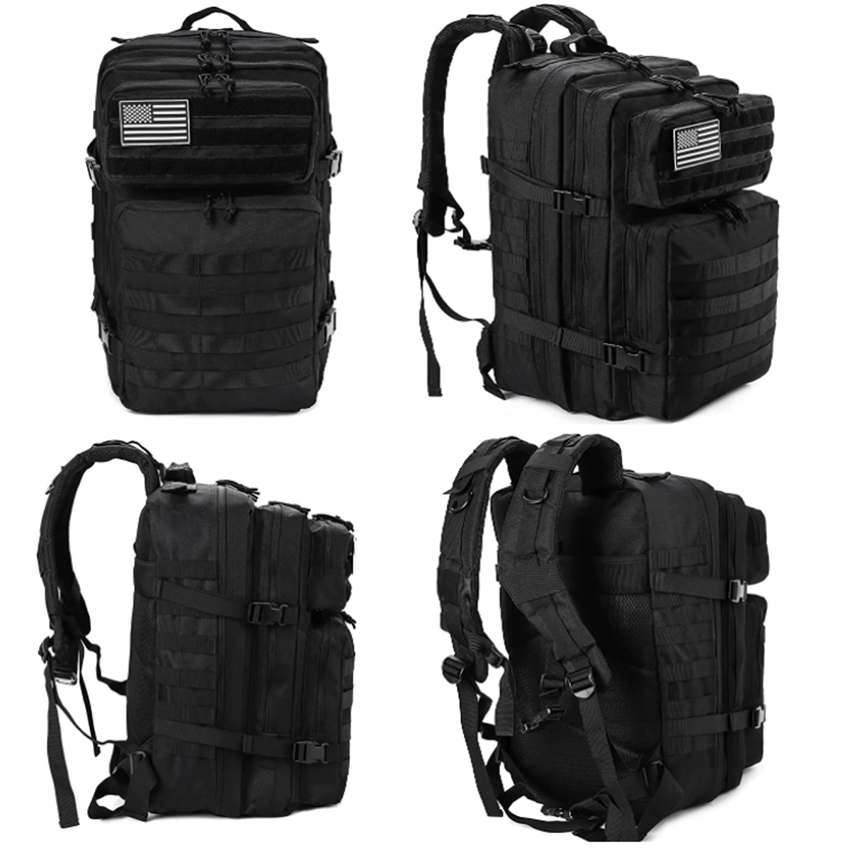 Custom Large Hiking Molle 3 Day military Tactical Backpack 5