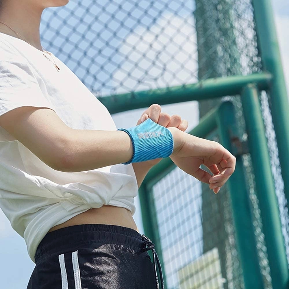 Fitness Sports Sweat Absorbent Polyester Wristband 2