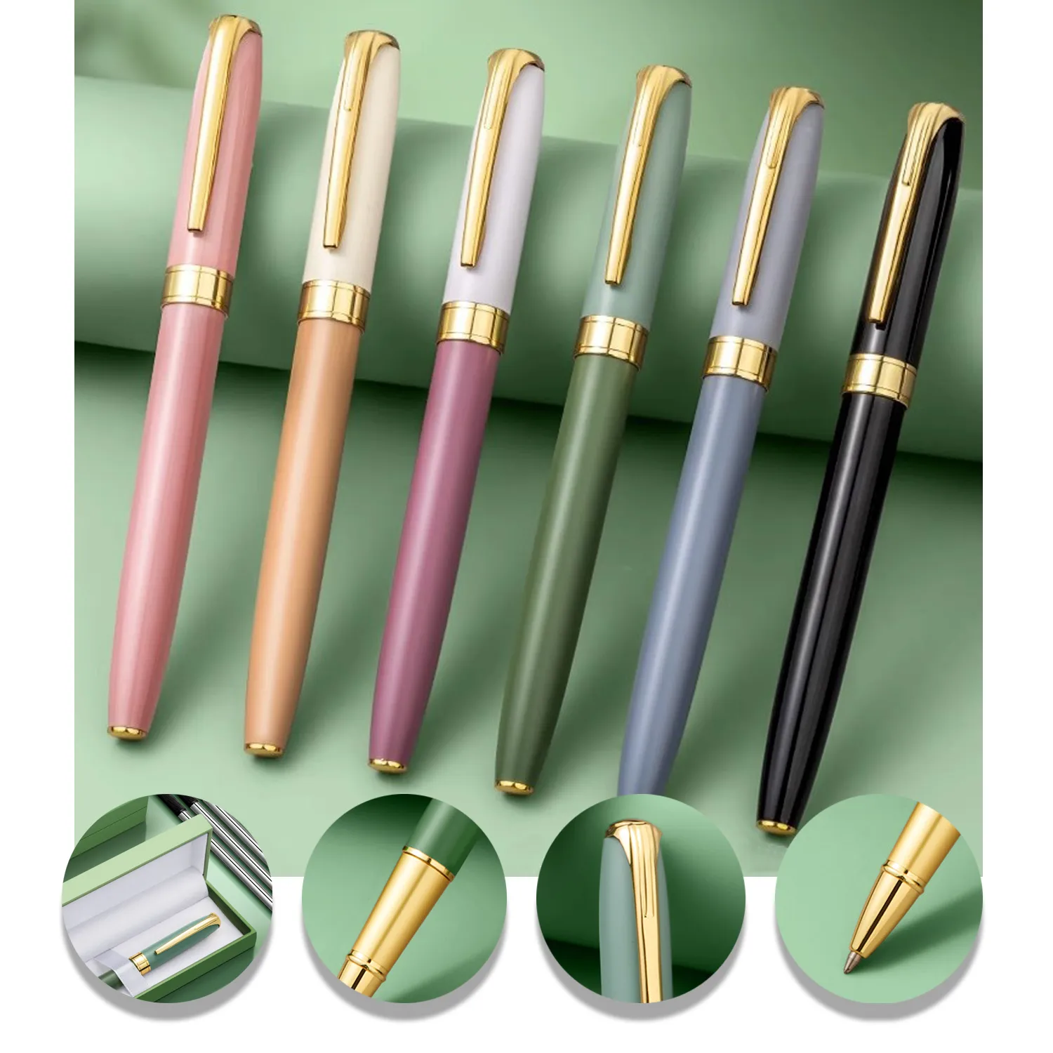 Metal Ballpoint Pen Gift Set for Men & Women 5