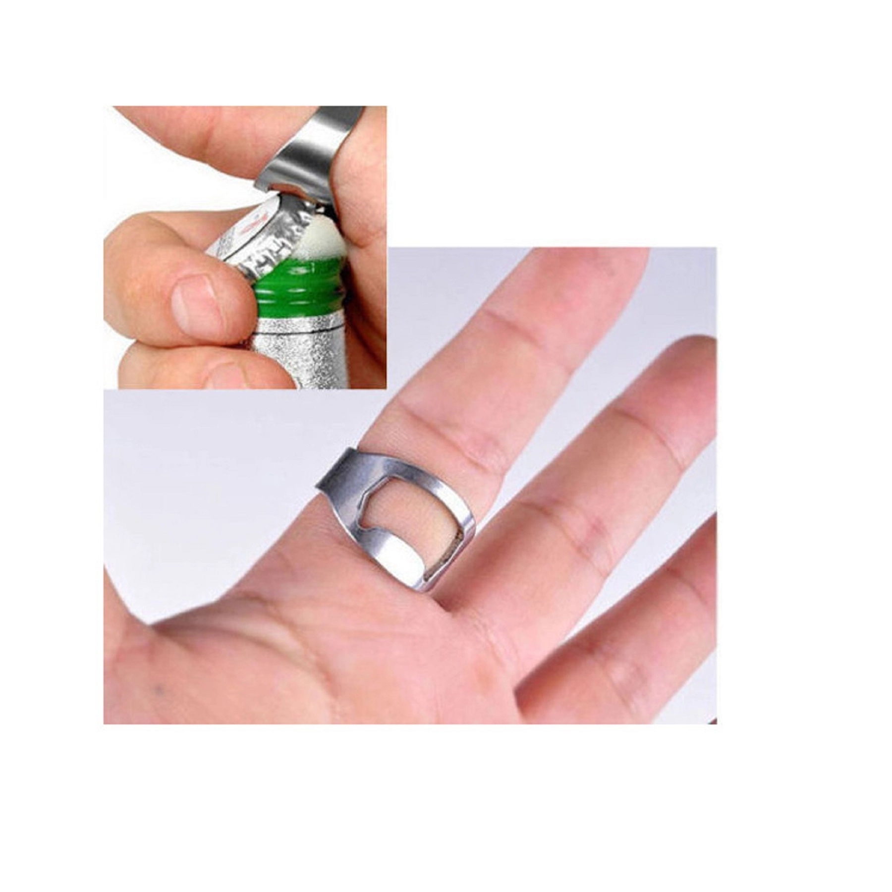 Stainless Steel Finger Beer Bottle 8