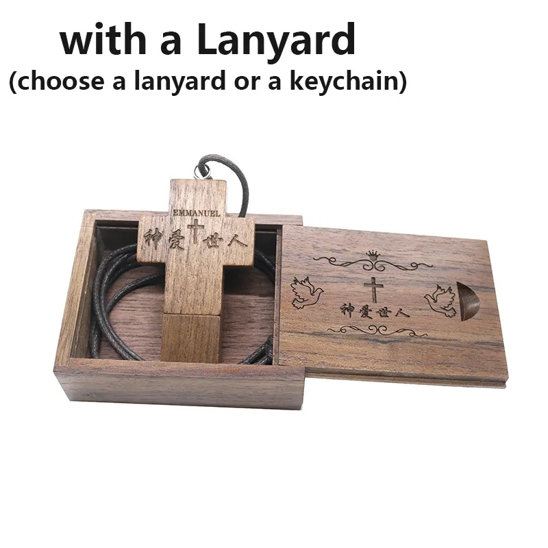 Wooden Cross USB Memory Stick 5