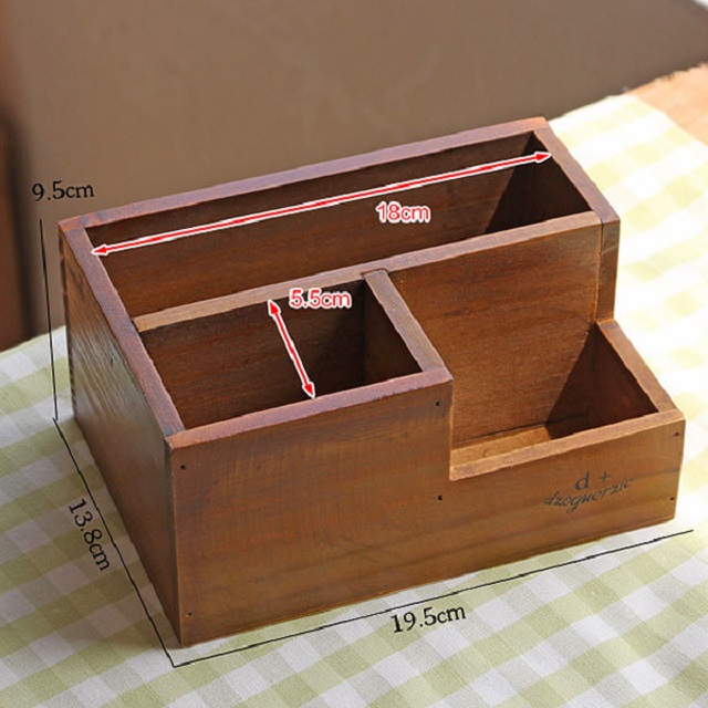 Wooden Flower Pot & Pen Holder 5