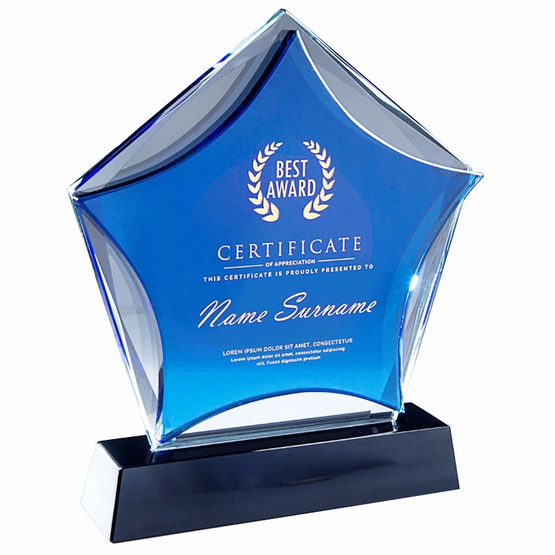 Star shape Crystal Awards 7