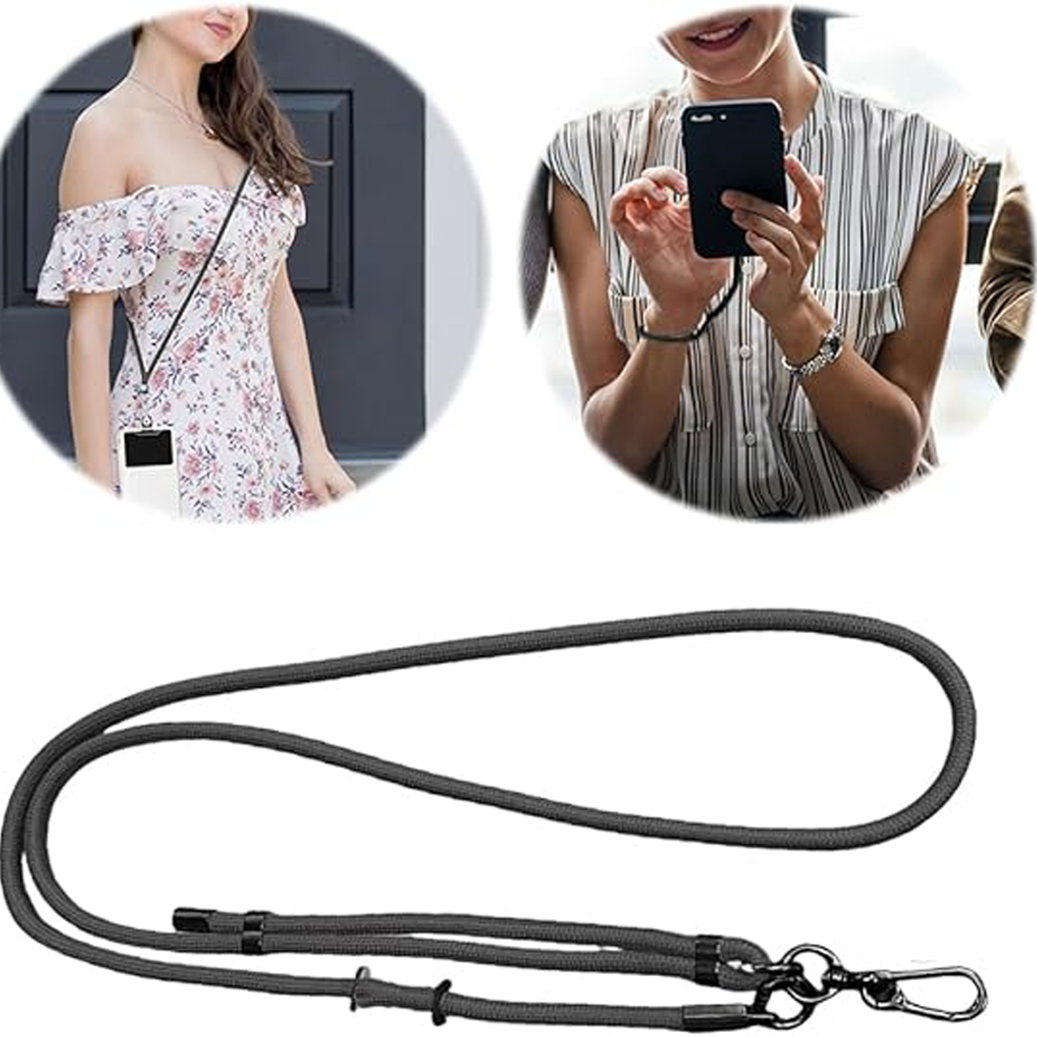 7mm Polyester phone lanyard 3
