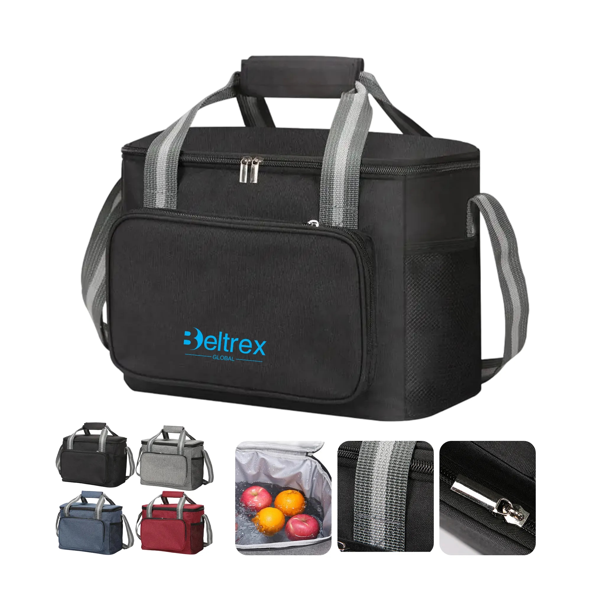 Spacious Thermal Tote with Smooth Zipper 2