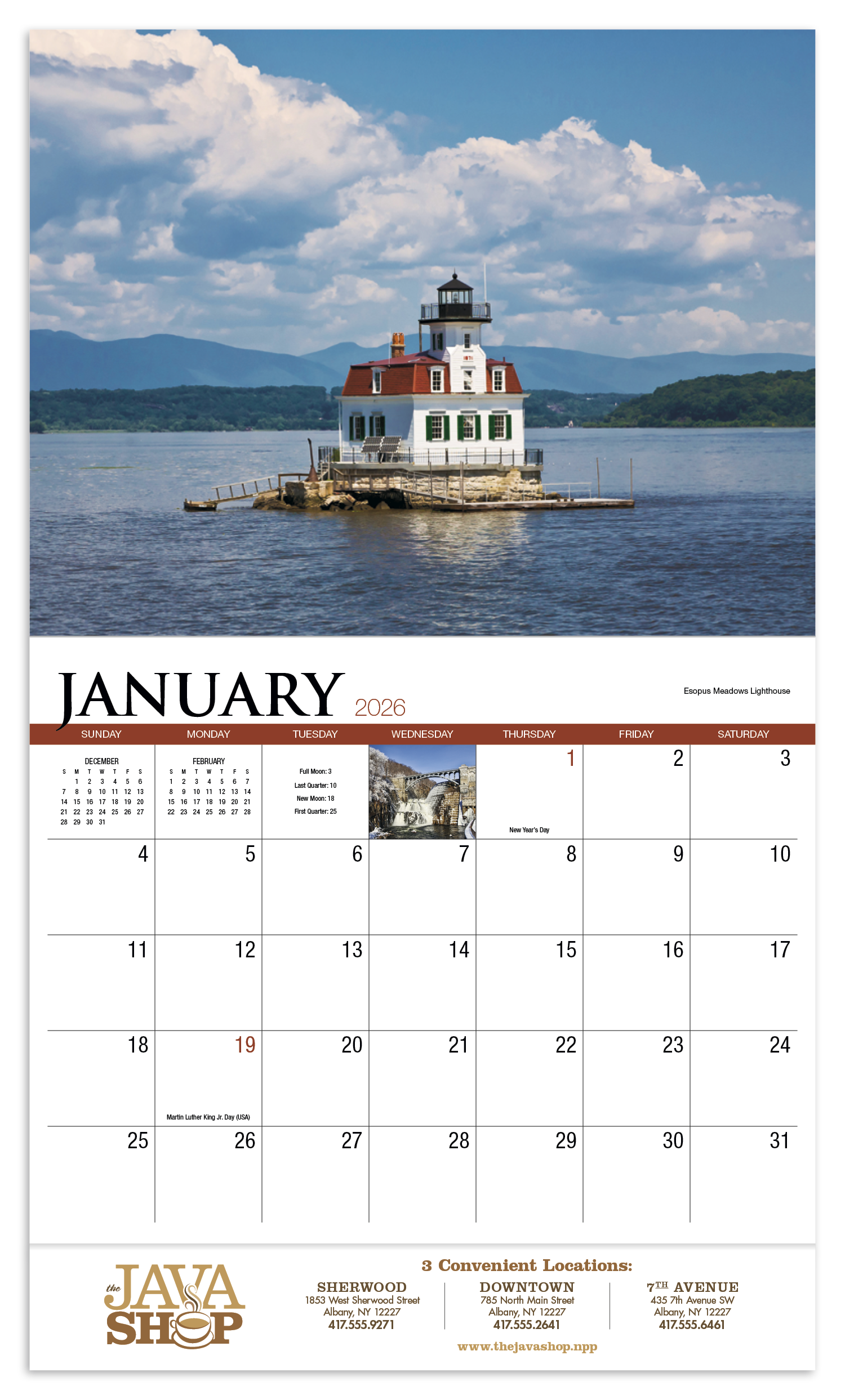 HotLine® Products New York Appointment Calendar - Stapled 16
