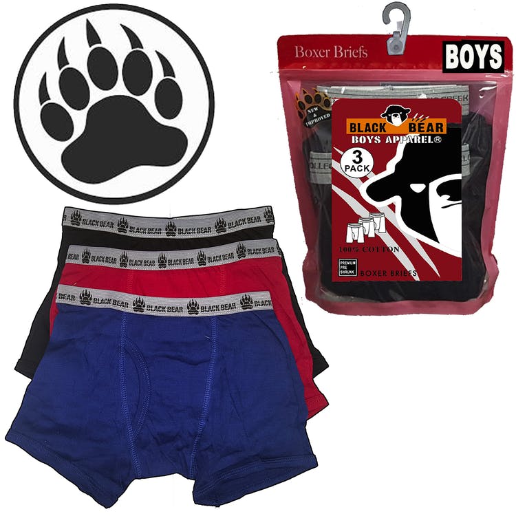 Toddler Boys' Knit Boxer Briefs - 4T 3 Colors 3 Pack 2