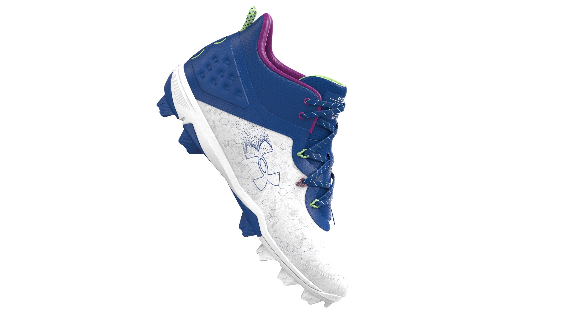 UA Harper 8 Mid RM Men's Baseball Cleats 4