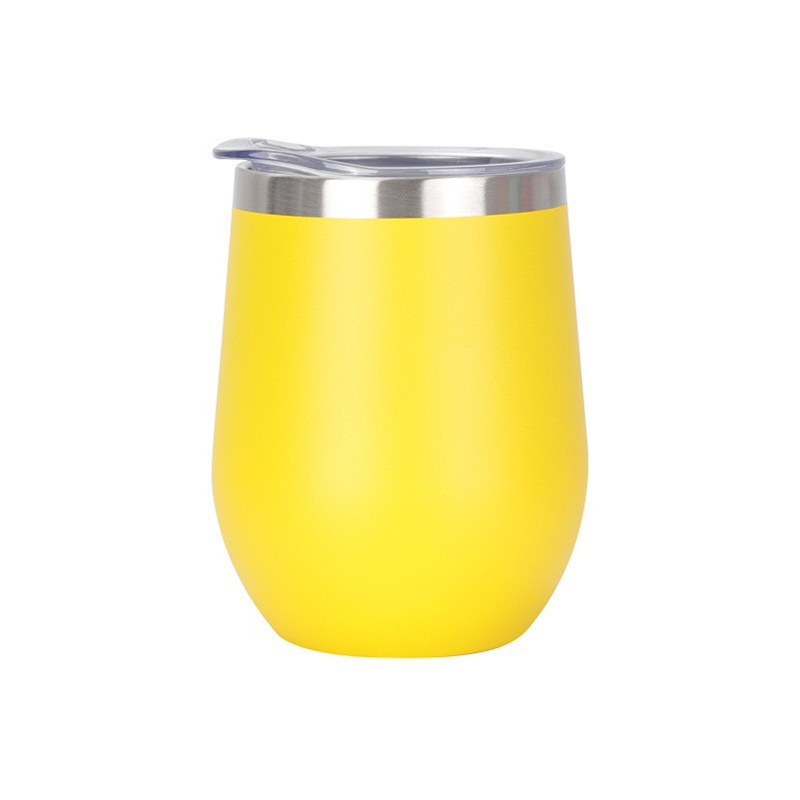 12oz Stainless Steel Wine Tumbler with Lid 3