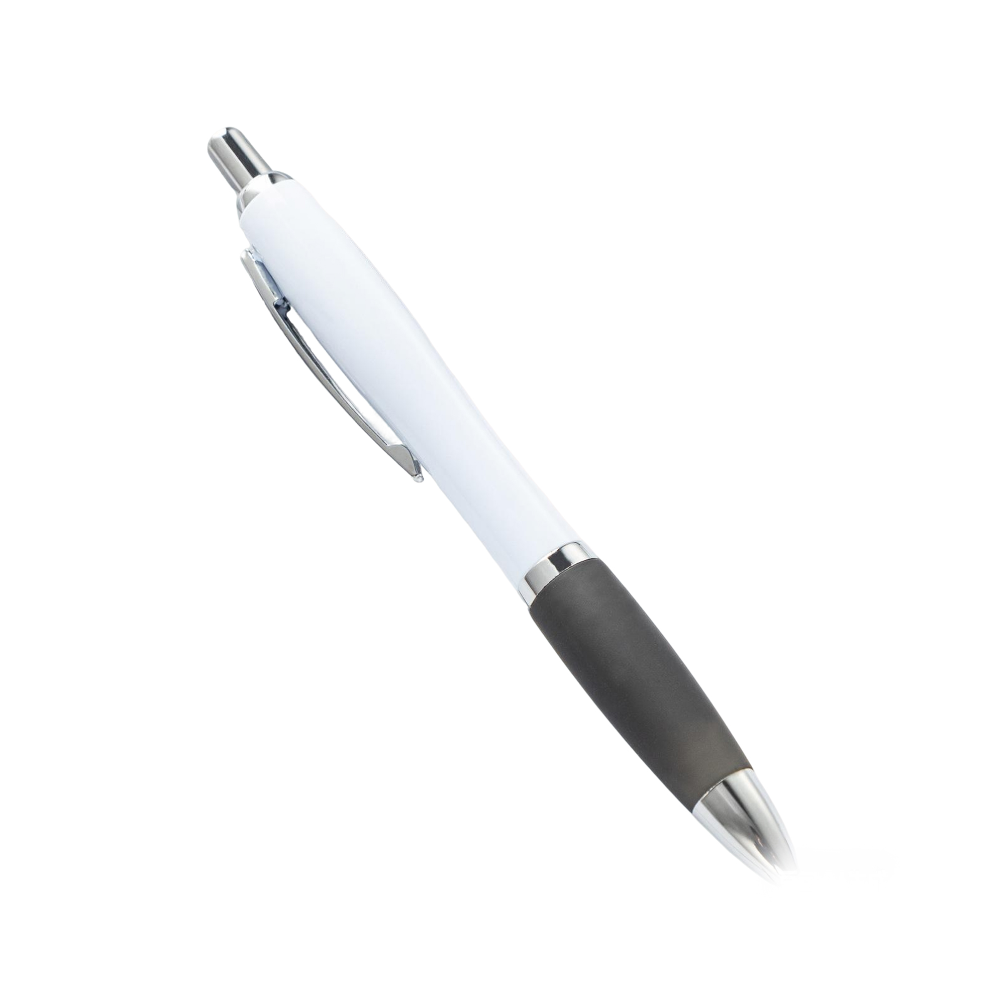 Retractable Ballpoint Pen Translucent Barrel Design 14