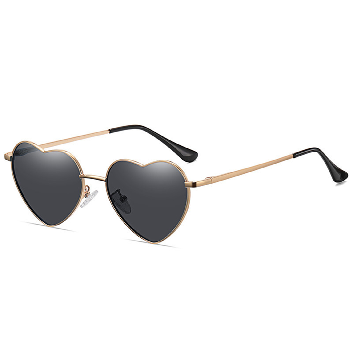 Heart Shape Metal Frame Polarized Sunglasses 10