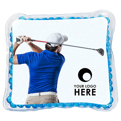 Golfer Square Aqua Pearls™ Hot/Cold Pack 5