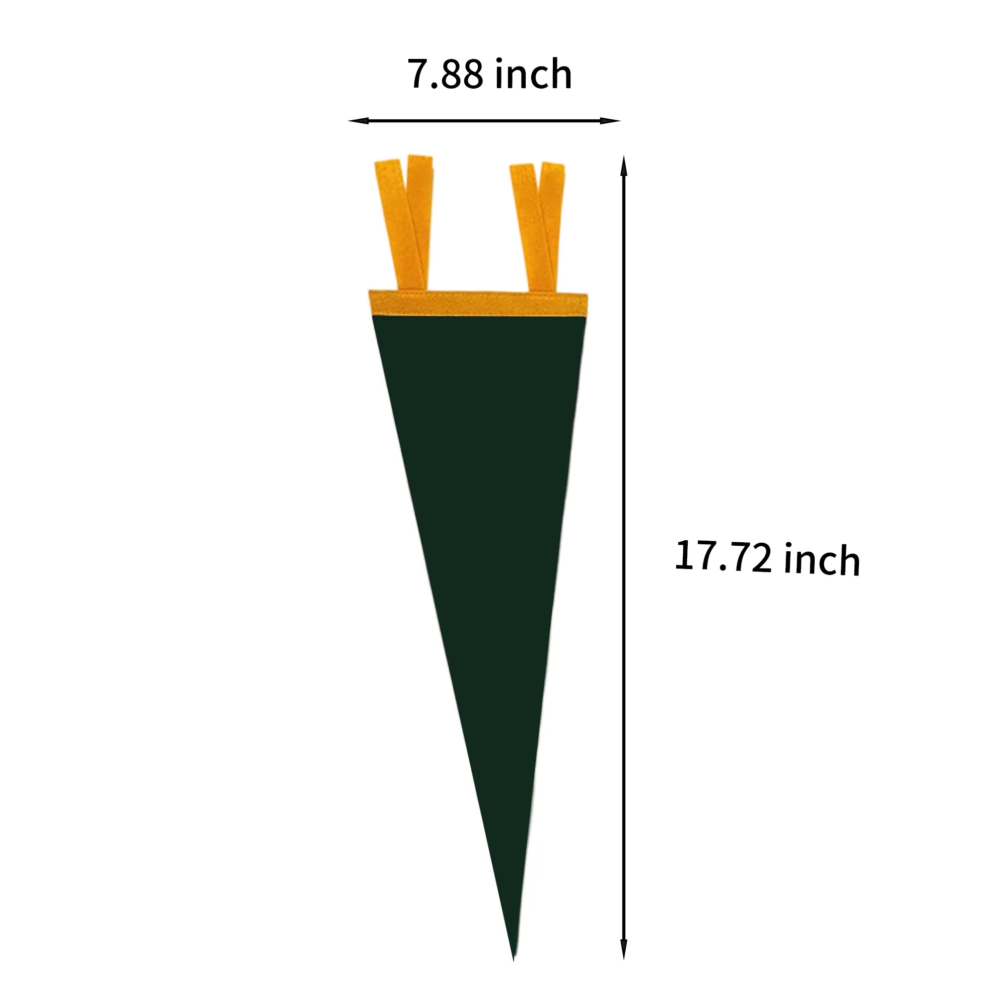 Custom Full Color Triangle Felt Pennant Flags 3
