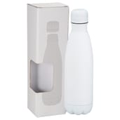 Copper Vacuum Insulated Bottle 17oz w/ Window Box, custom water bottle with logo imprint 24