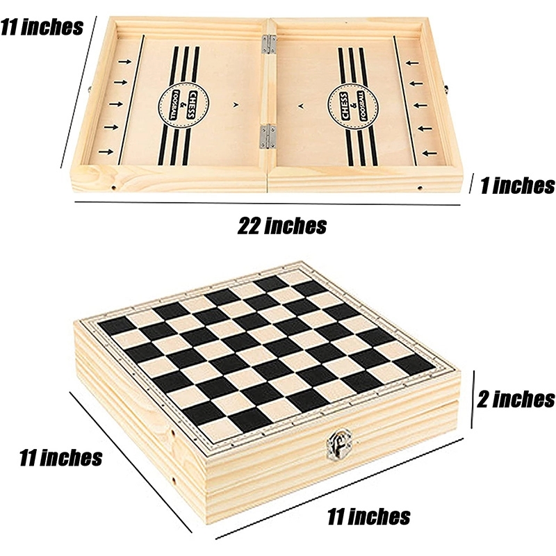 4 in 1 Wooden Board Game Board 2